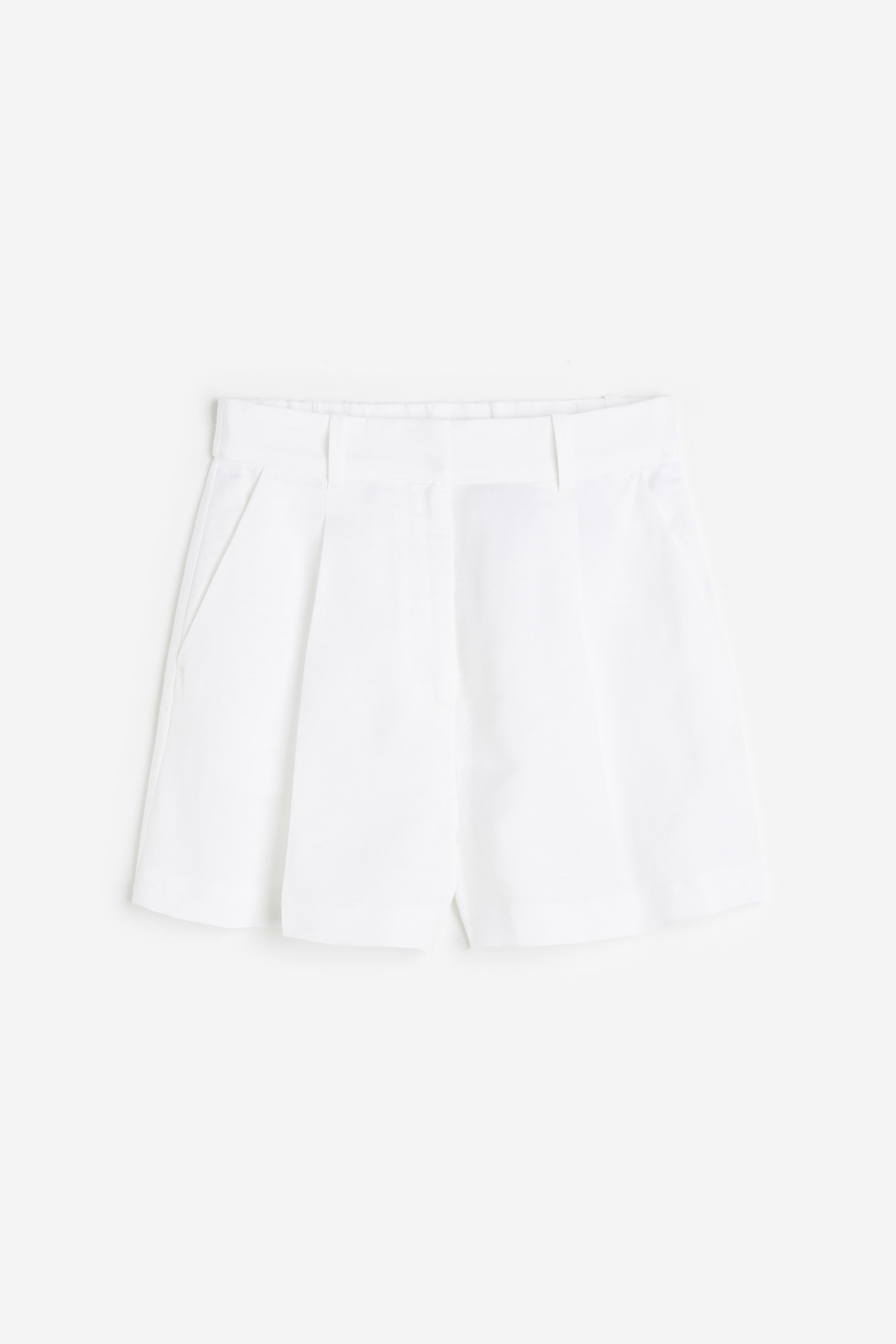 Linen-blend Bermuda Shorts