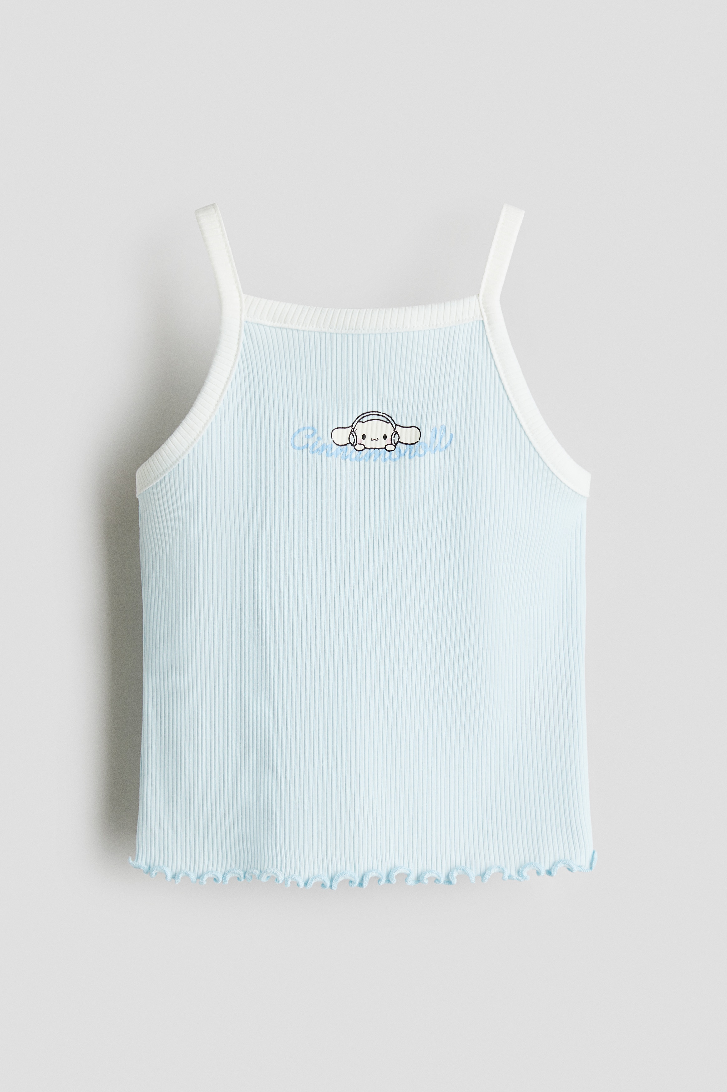 Print-motif strappy top - Light blue/Cinnamoroll/White/Kuromi/Dark blue/Cinnamoroll