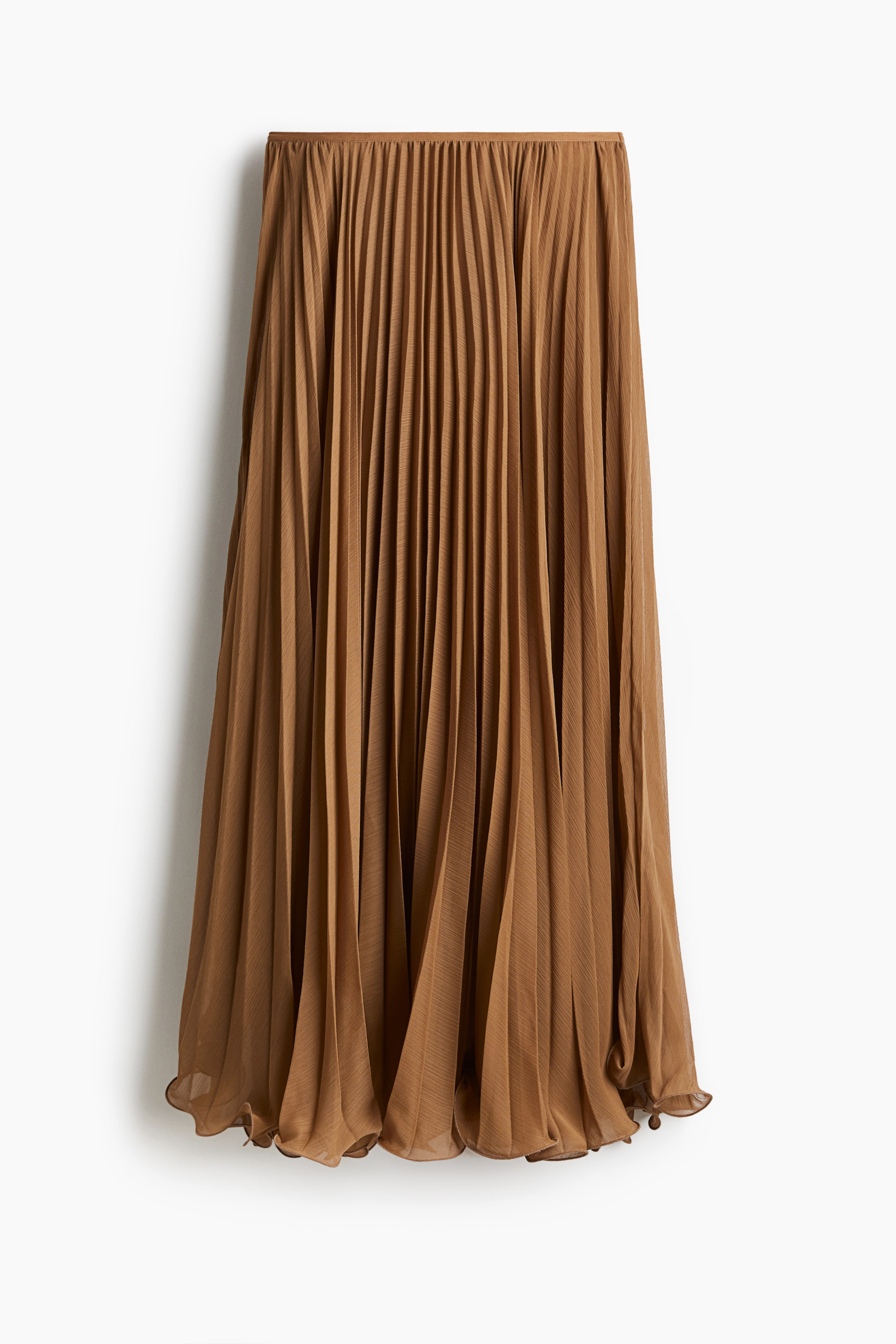 Sheer Pleated Skirt