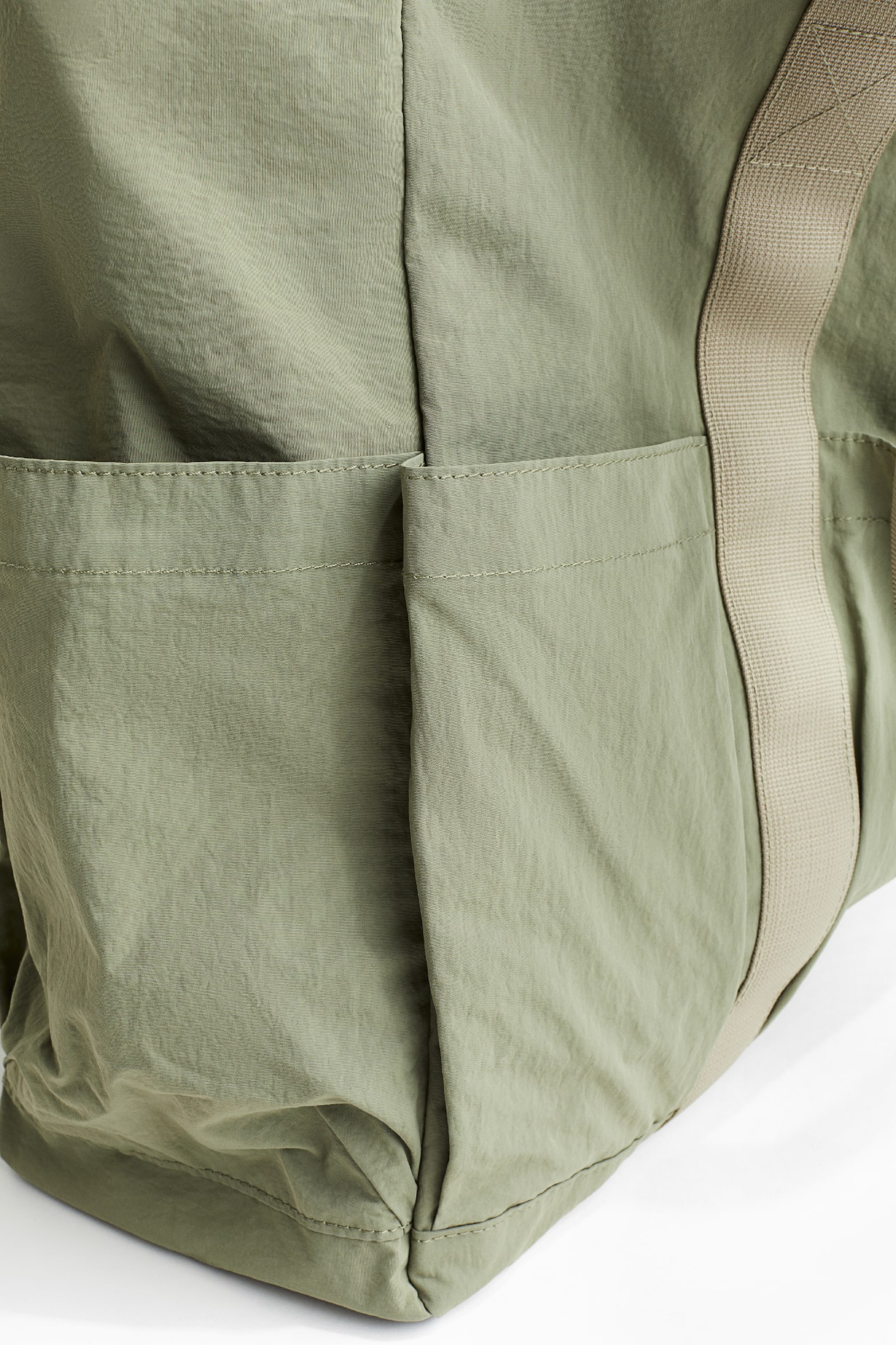 Nylon shopper - Khaki green - 3