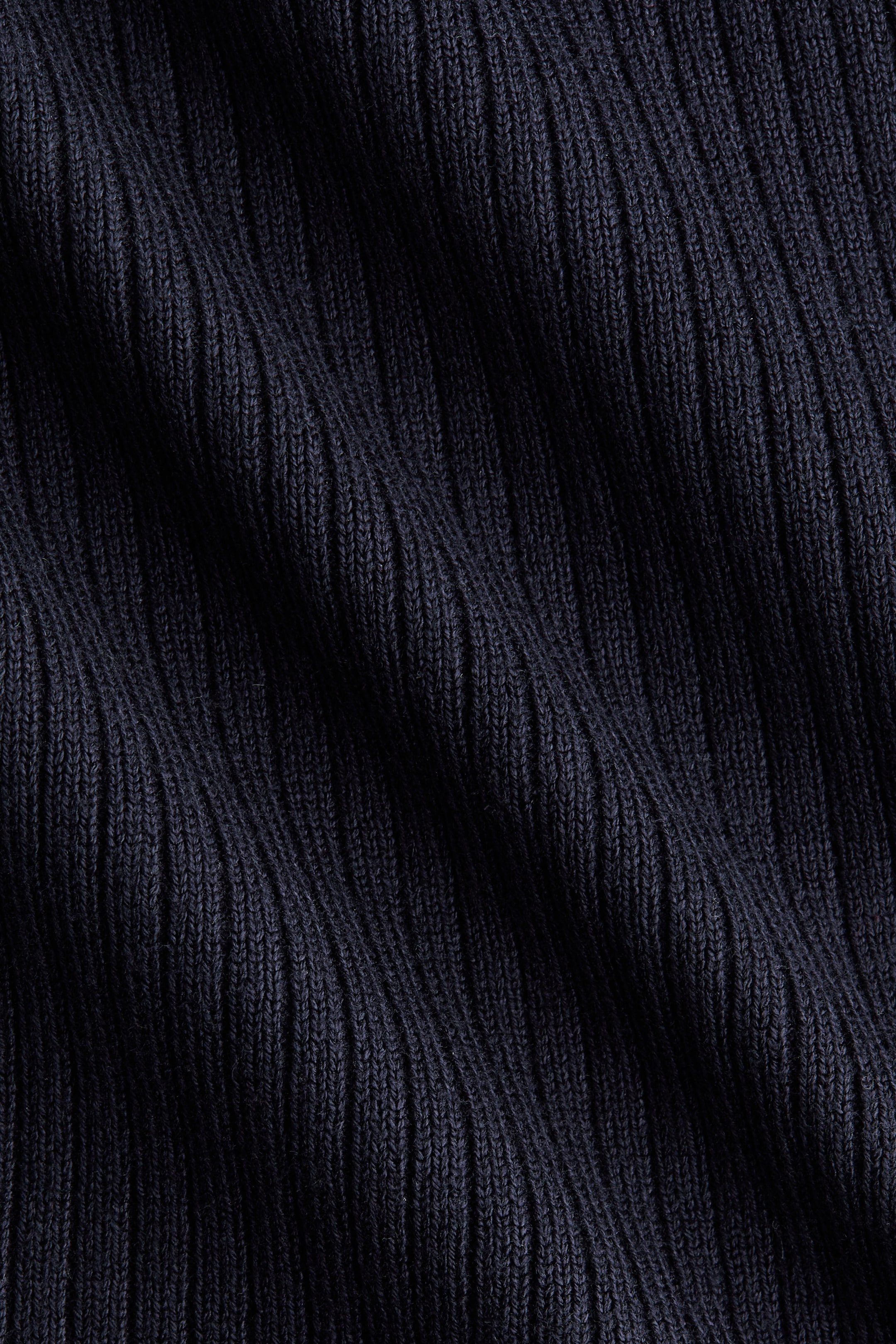 Rib-Knit Mock Turtleneck Top