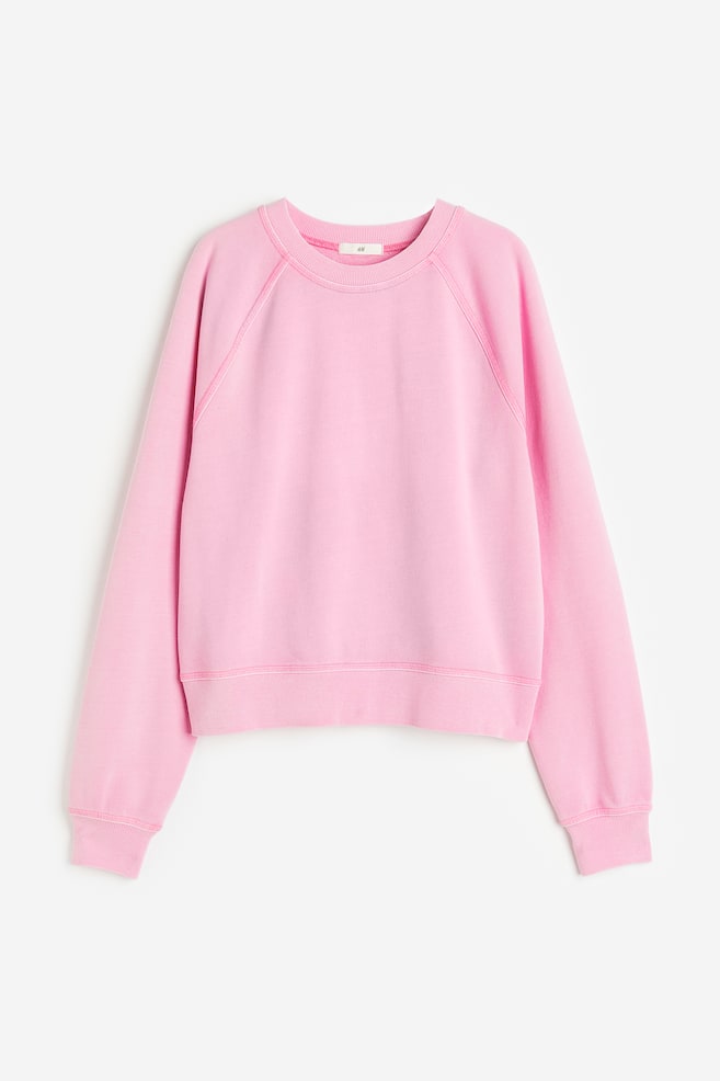Sweatshirt - Light pink/Lyseblå - 2