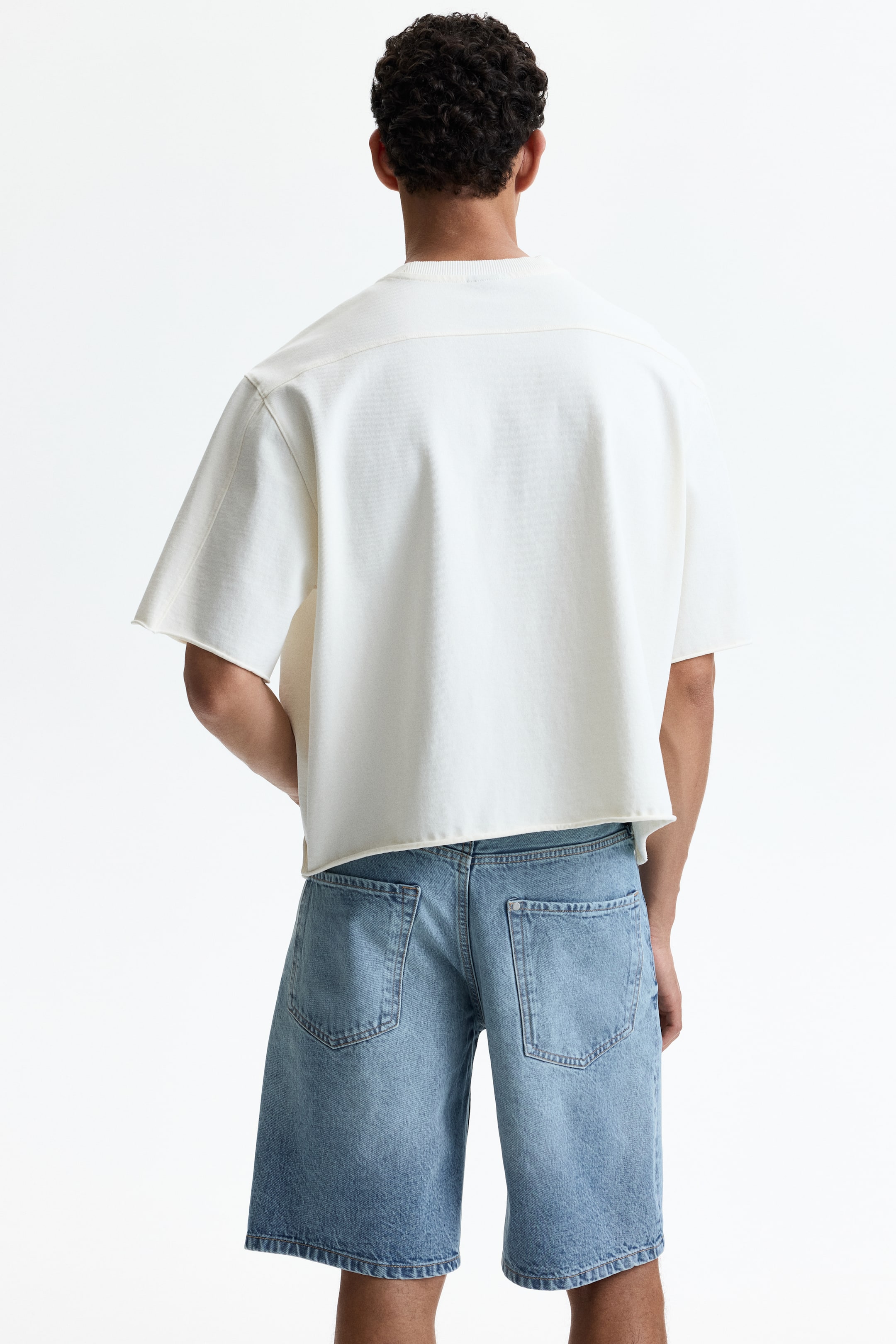 Short décontracté en denim