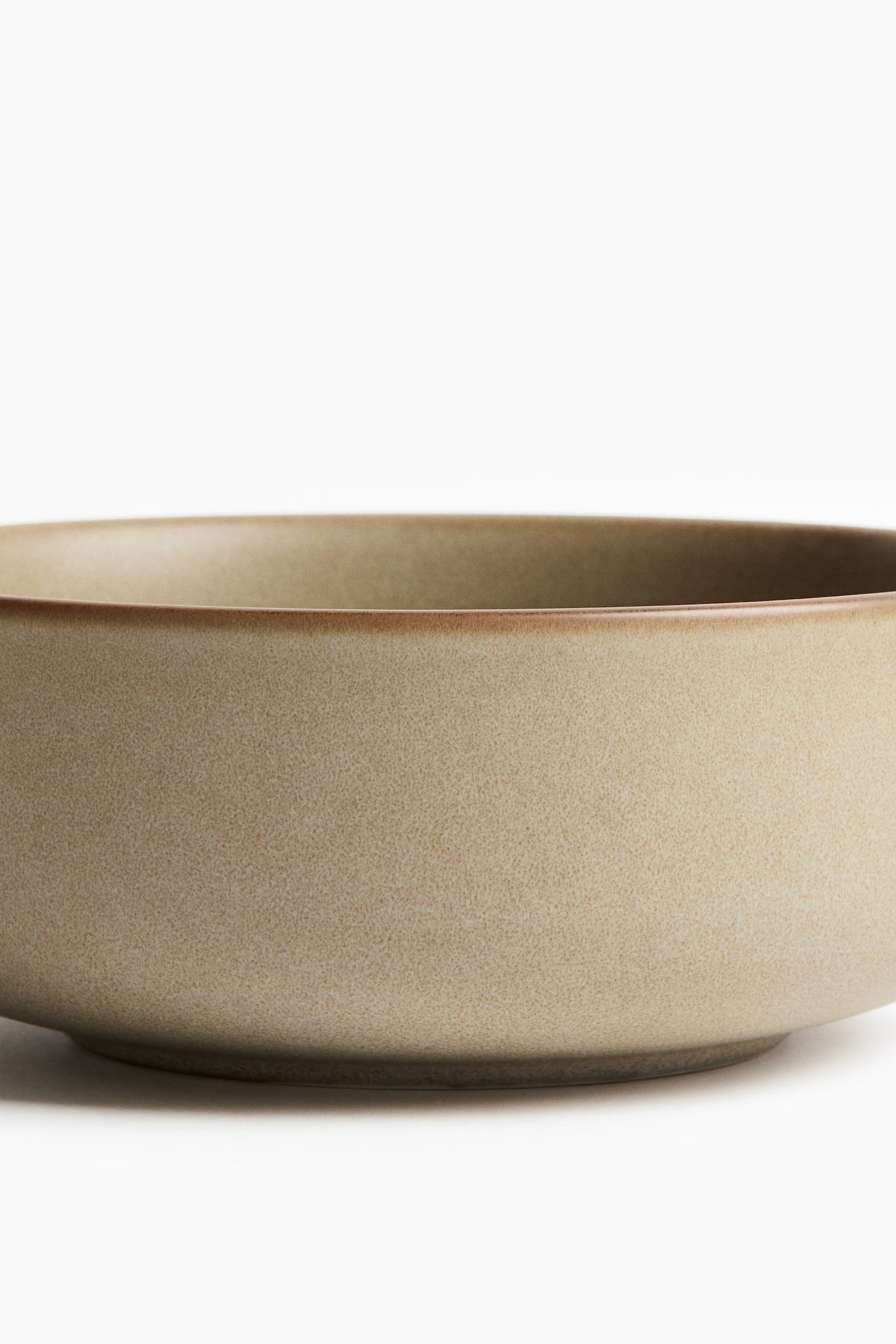 2-pack reactive-glaze bowls - Beige/Light beige/Black - 3