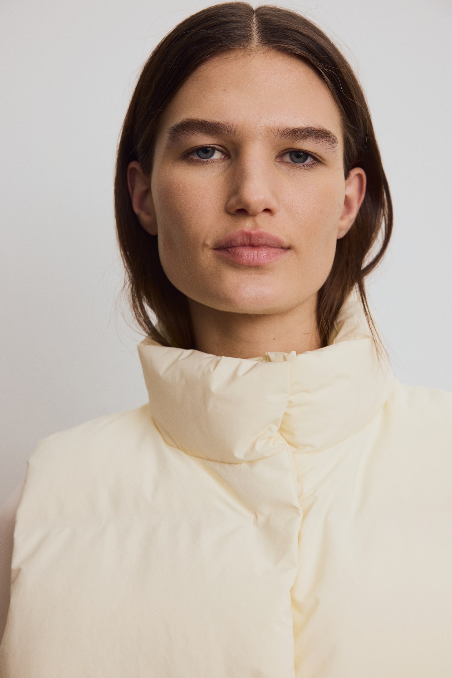 Padded sports gilet with ThermoMove™ - Light yellow - 8