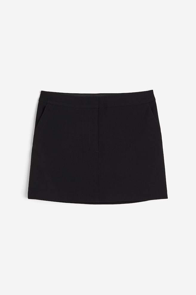 Mini skirt - Black/Powder pink - 2