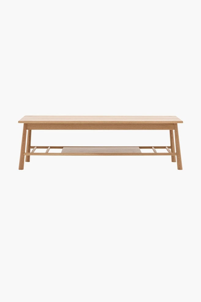 Wooden Media Unit - Light Wood - 1