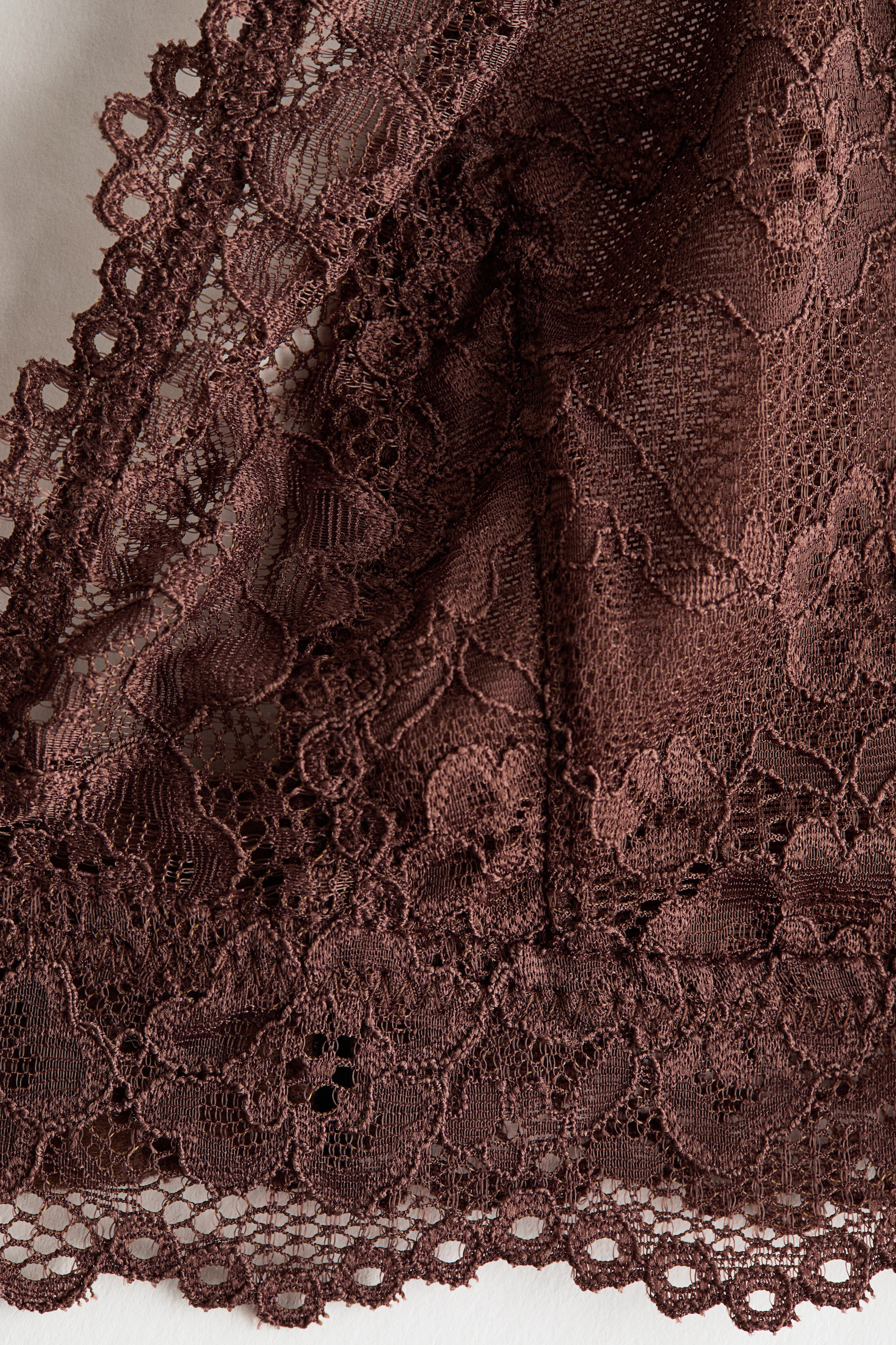 View larger image: Soft lace bra - Brown - Ladies | H&M IE 5