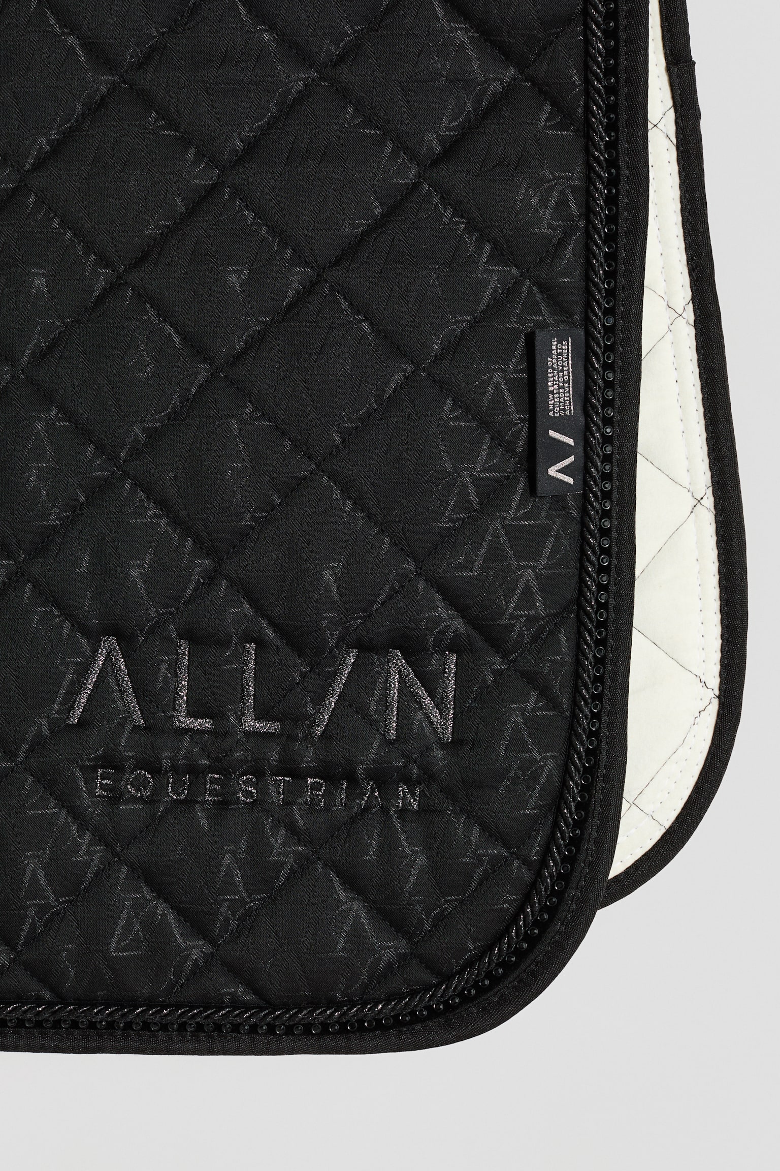 Quilted saddle pad - Black - 4