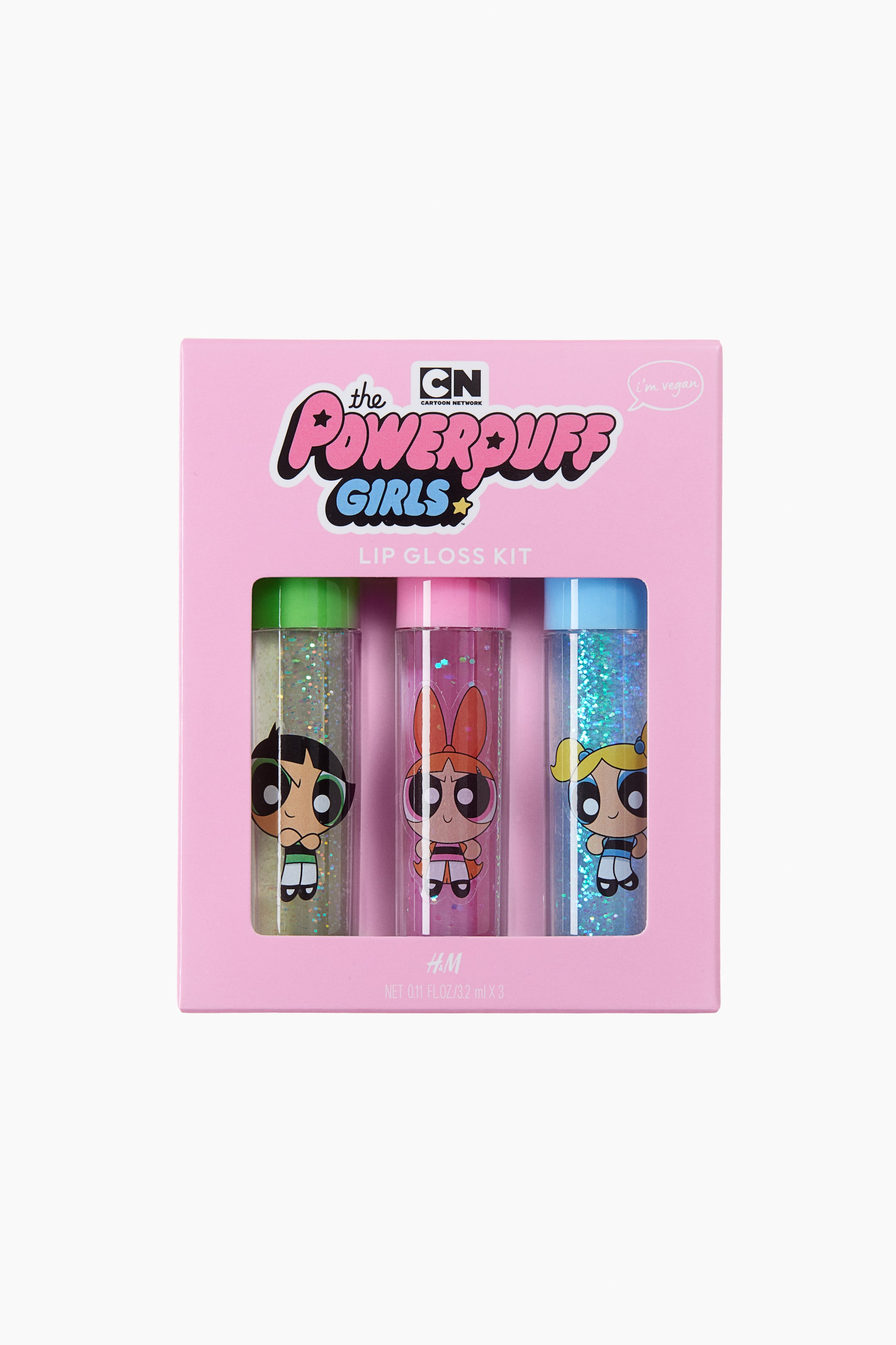 3 Pack Lip Glosses Pink The Powerpuff Girls Beauty All Handm Us