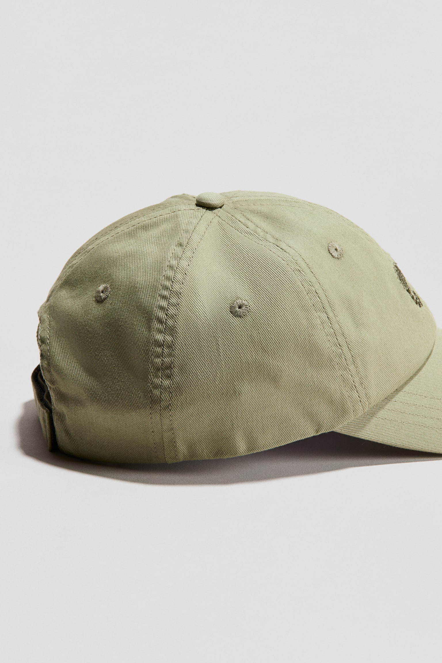 כובע מצחייה מטוויל עם מוטיב - ירוק חאקי/זיקית - 2