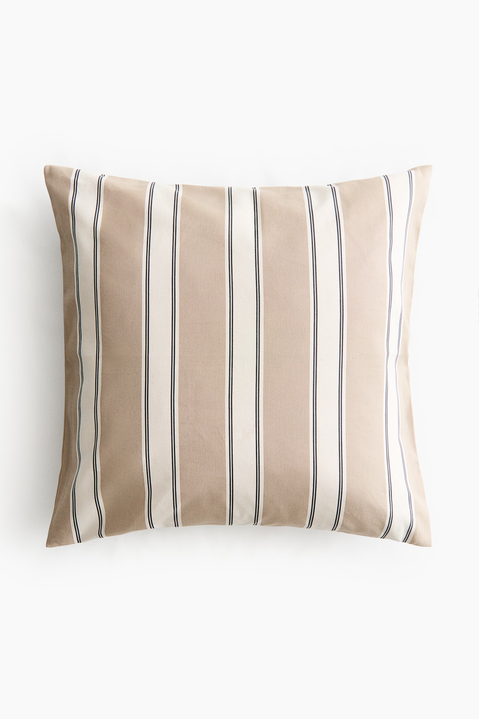Housse de coussin d'extérieur - Beige/rayé/Vert foncé/rayé/Vert foncé/rayé/Orange/rayé/Orange/rayé/Jaune/rayé/Jaune/rayé/Beige/rayé/Gris foncé/rayé/Bleu