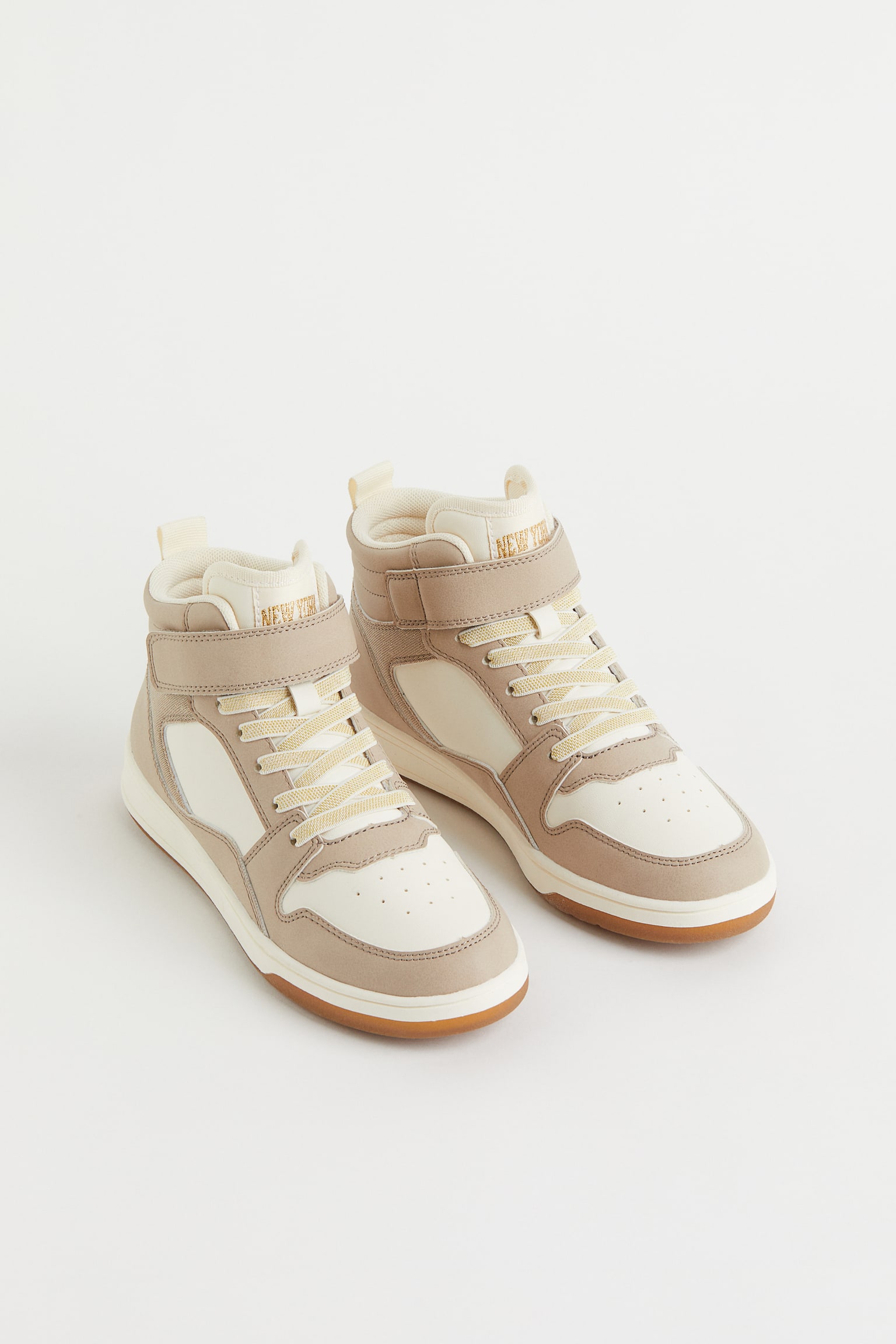 Hi Top Sneakers - Mole/Natural white - 1