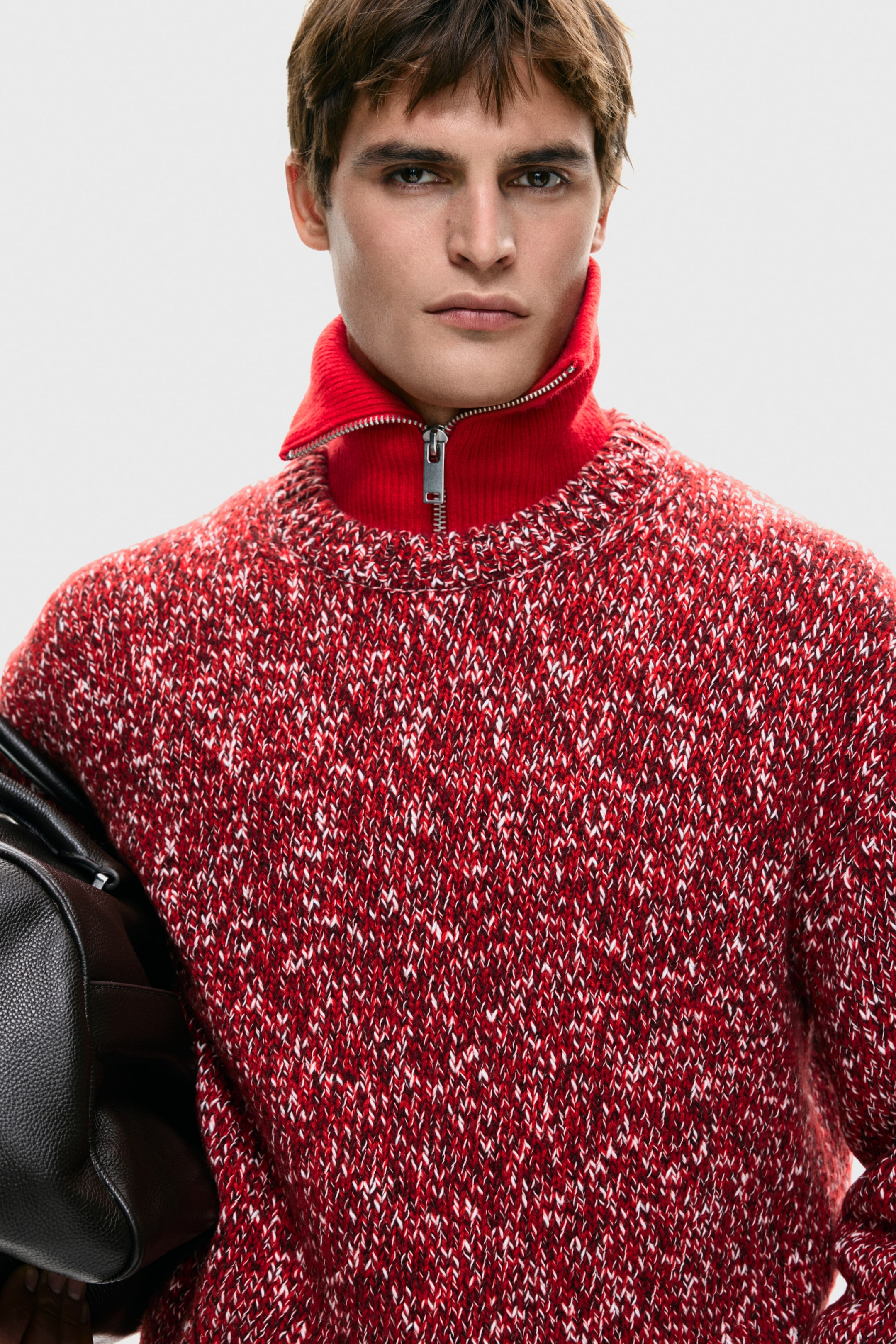 View larger image: Loose Fit Wool-blend jumper - Red marl - Men | H&M IN 2