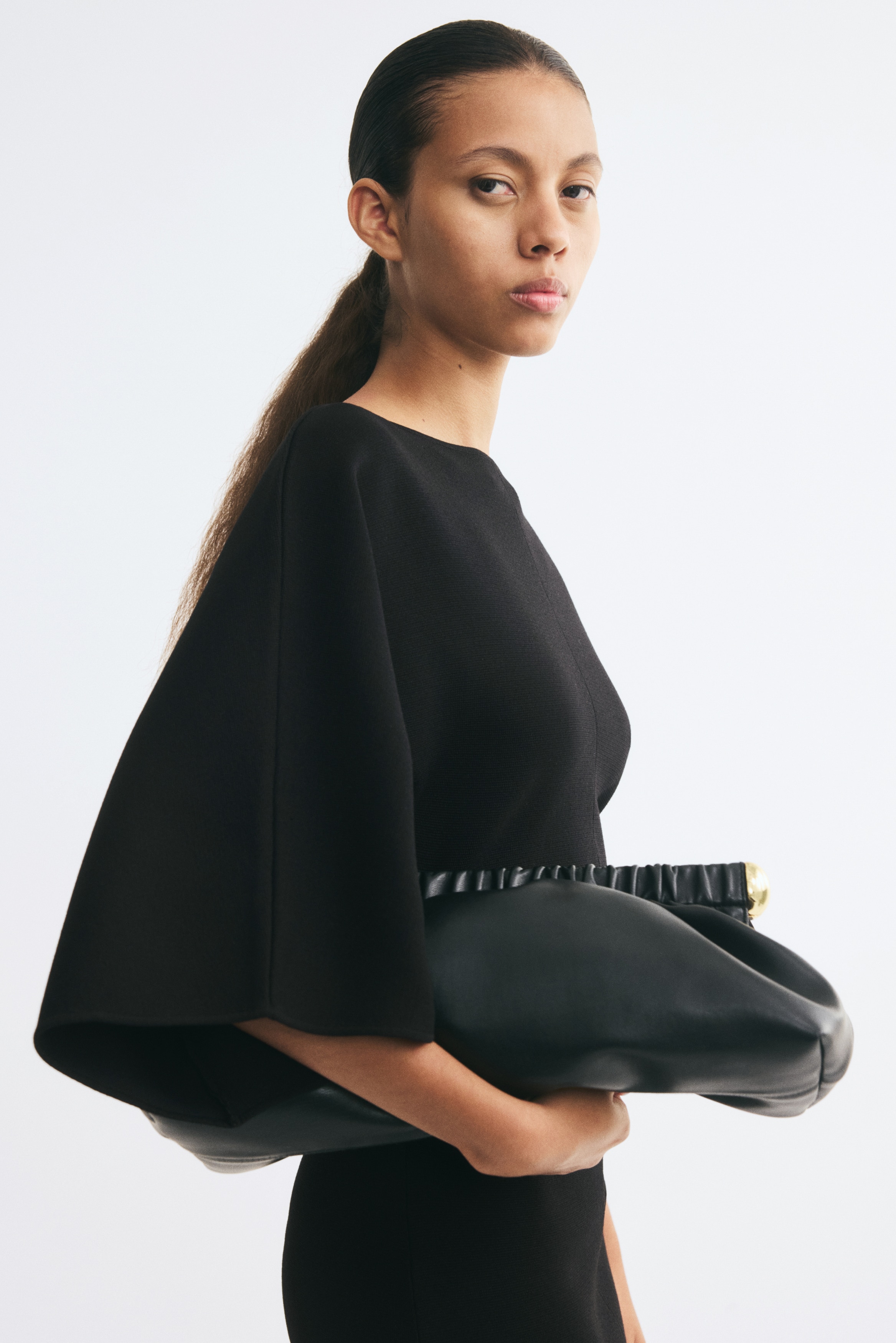 Draped Midi Dress thumbnail 4