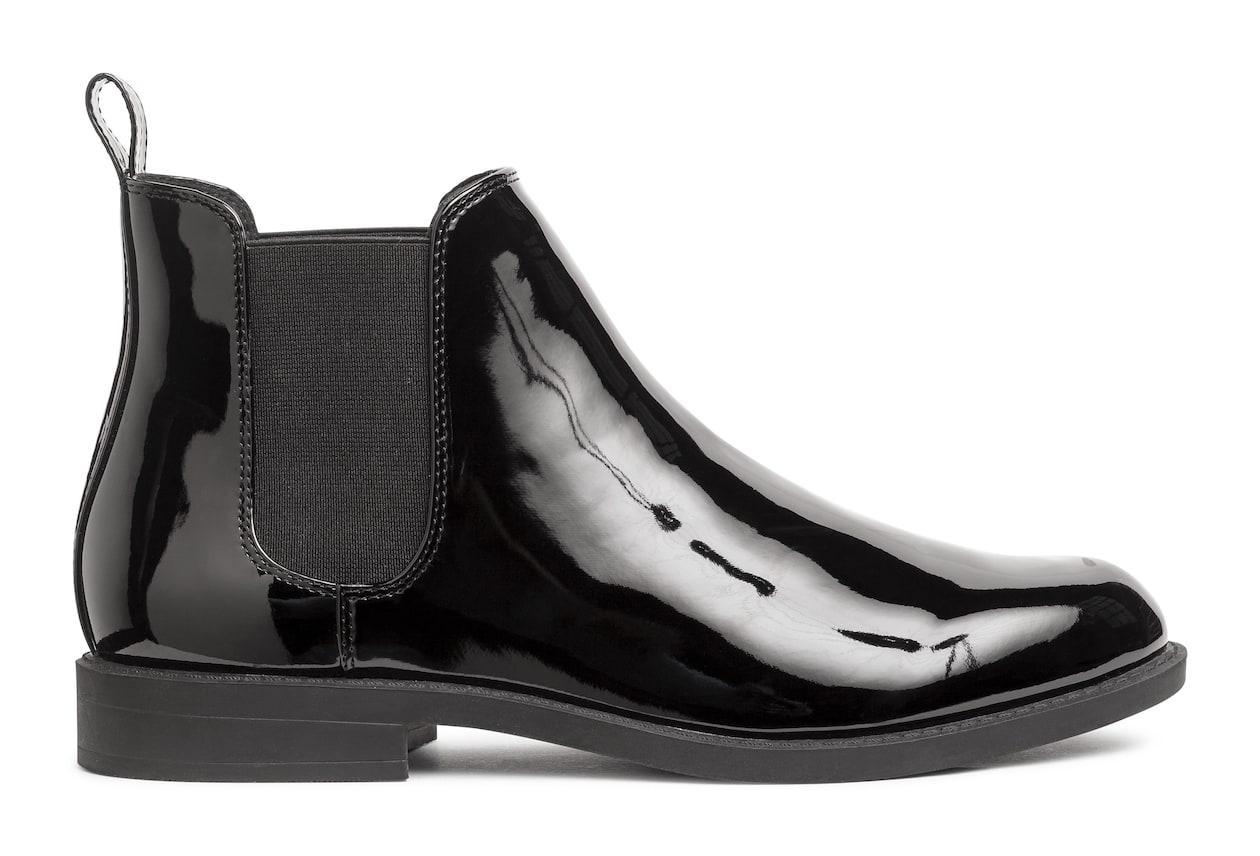 Chelsea boots Black/Patent Ladies H&M GB