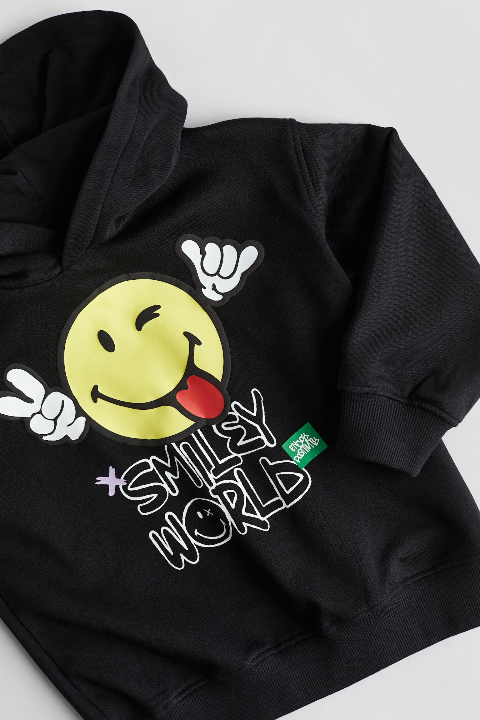 Printed hoodie - Black/SmileyWorld®/Black/Spider-Man/Blue/Hot Wheels/Dark blue/LEGO/Black/Pokémon/Beige/Mickey Mouse/White/Pokémon/Black/Jurassic World/Dark grey/The Avengers/Bright blue/Among Us - 2