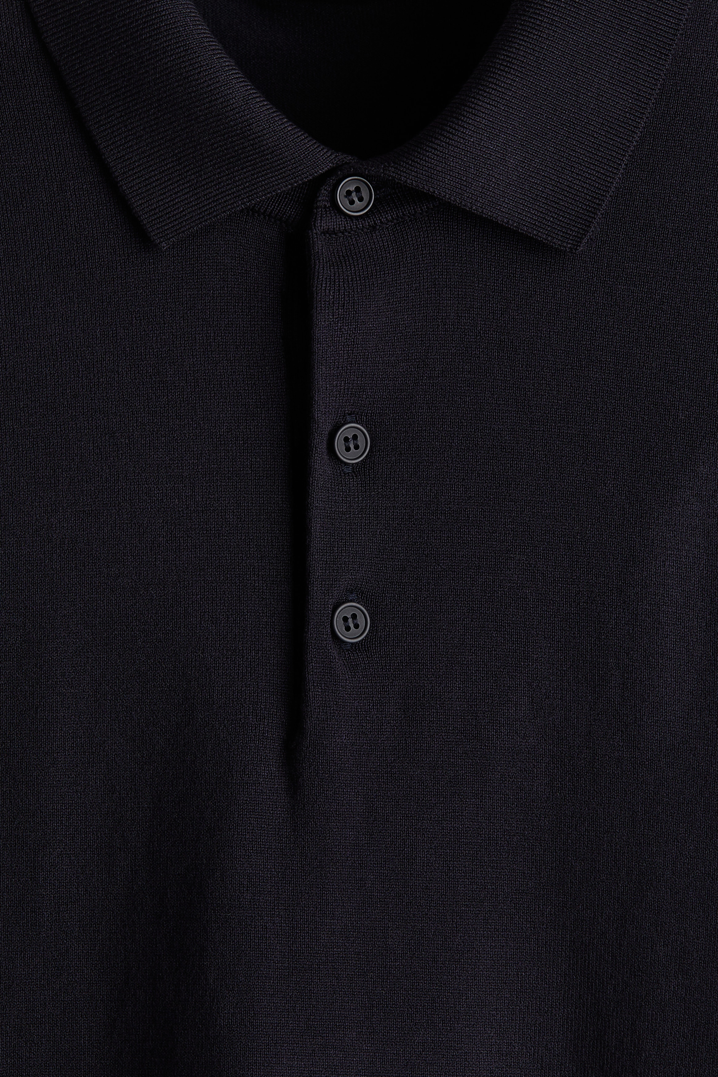 Regular Fit Fine-knit polo shirt