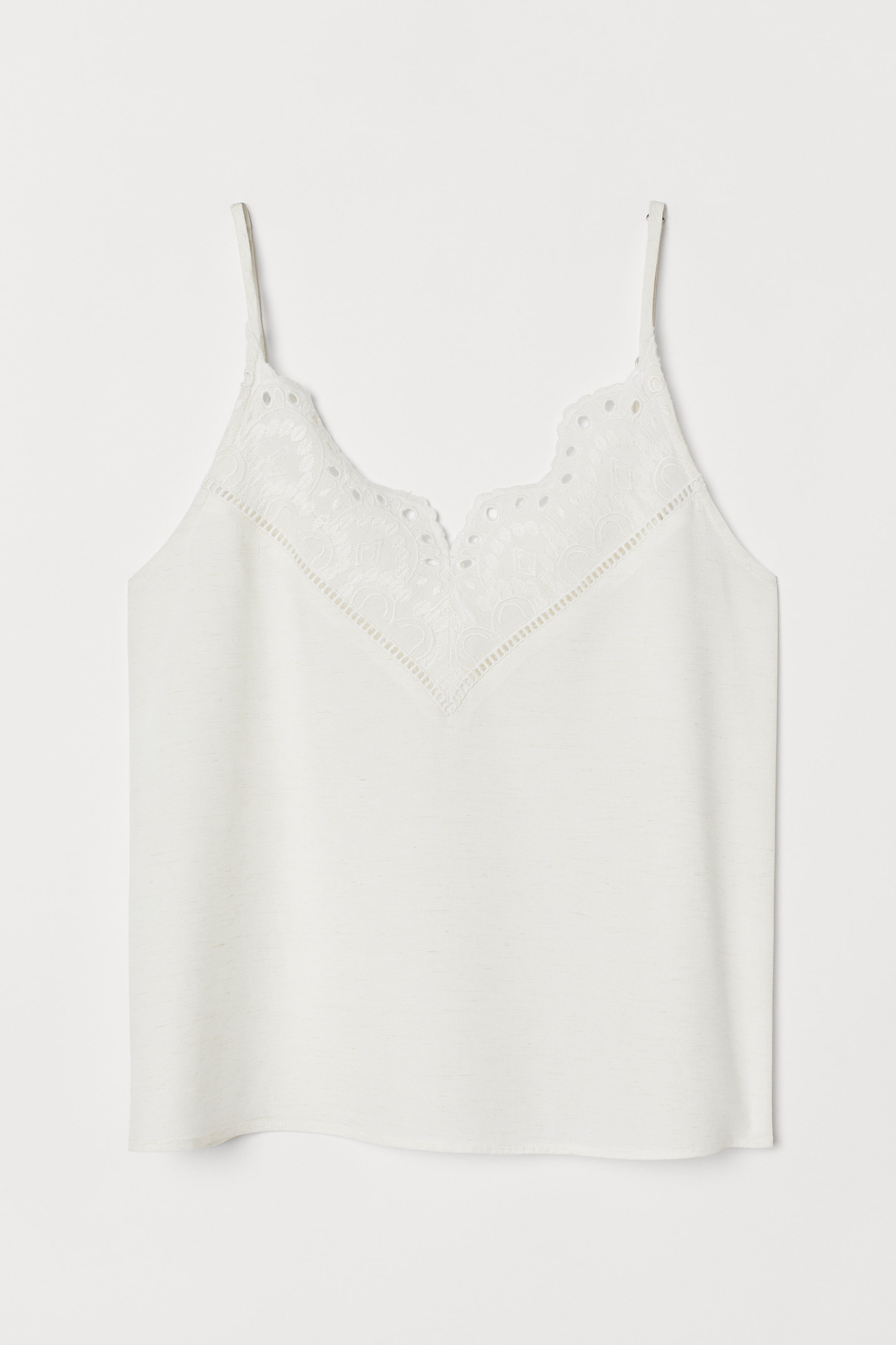 Top à encolure en V Blanc FEMME H&M FR