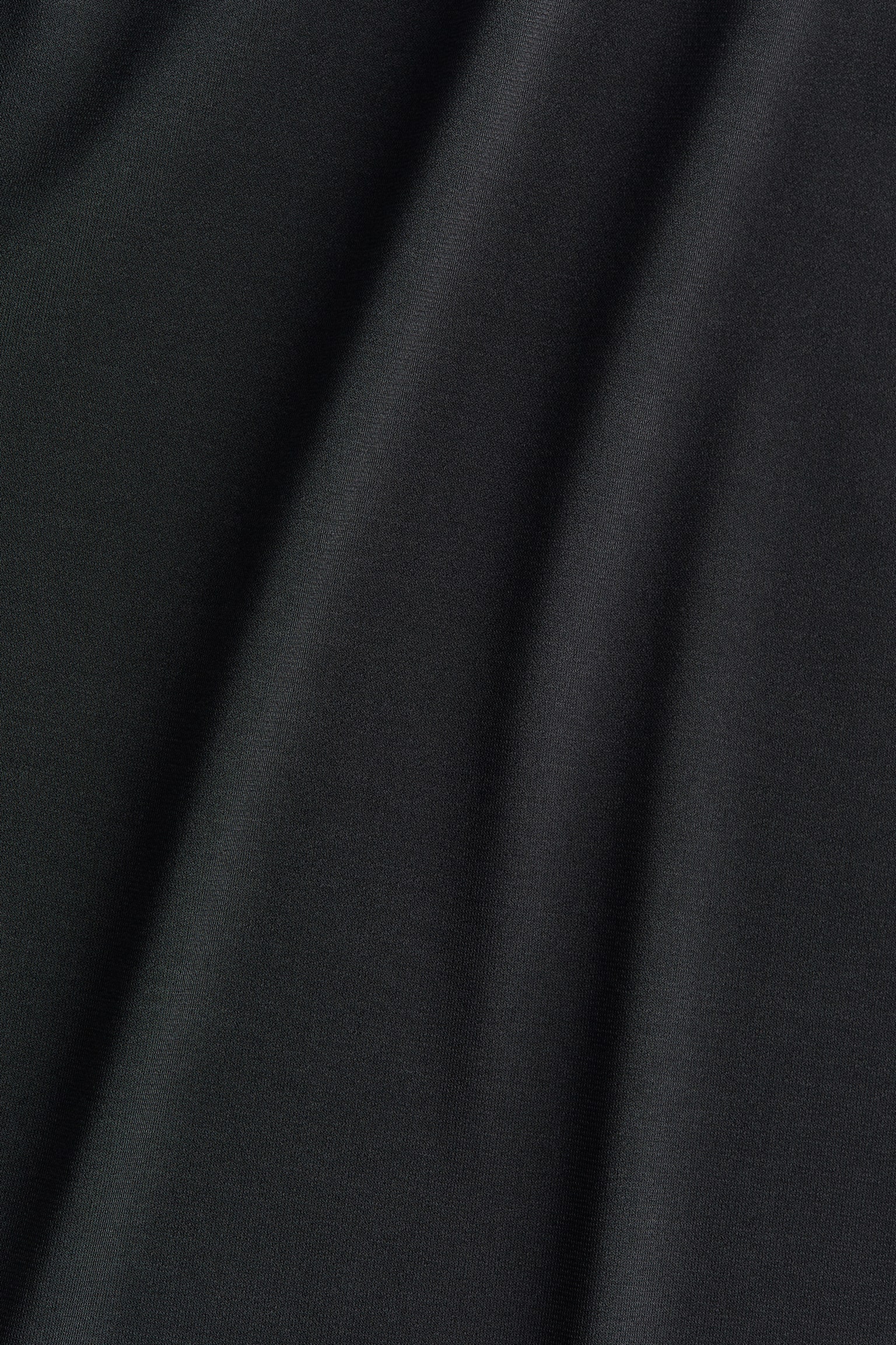 Женский топ H&M Microfiber Mock Turtleneck Top, цвет: Чёрный — фото 2