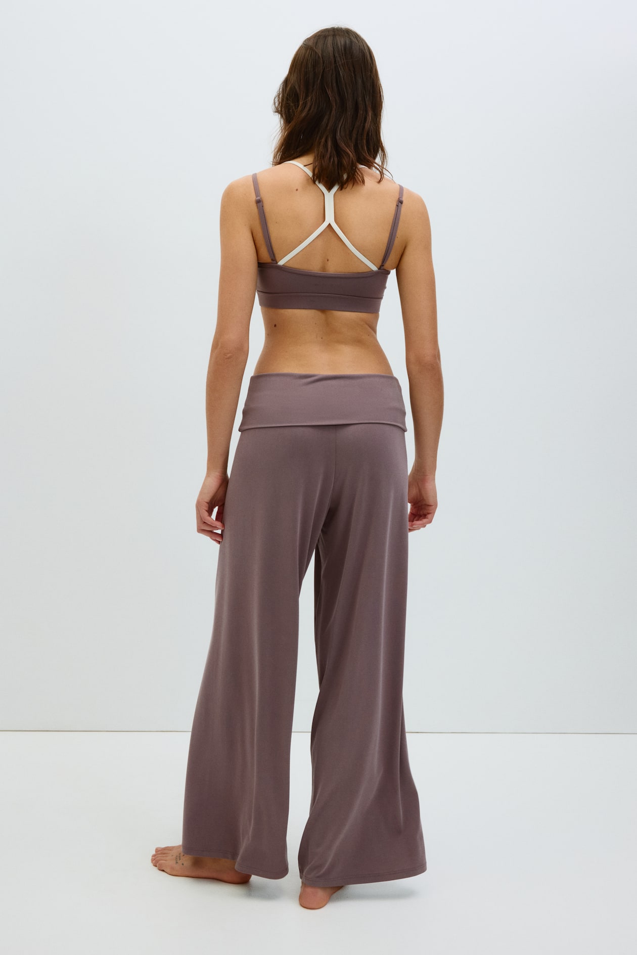 Foldover-Waist Sports Pants - image 4