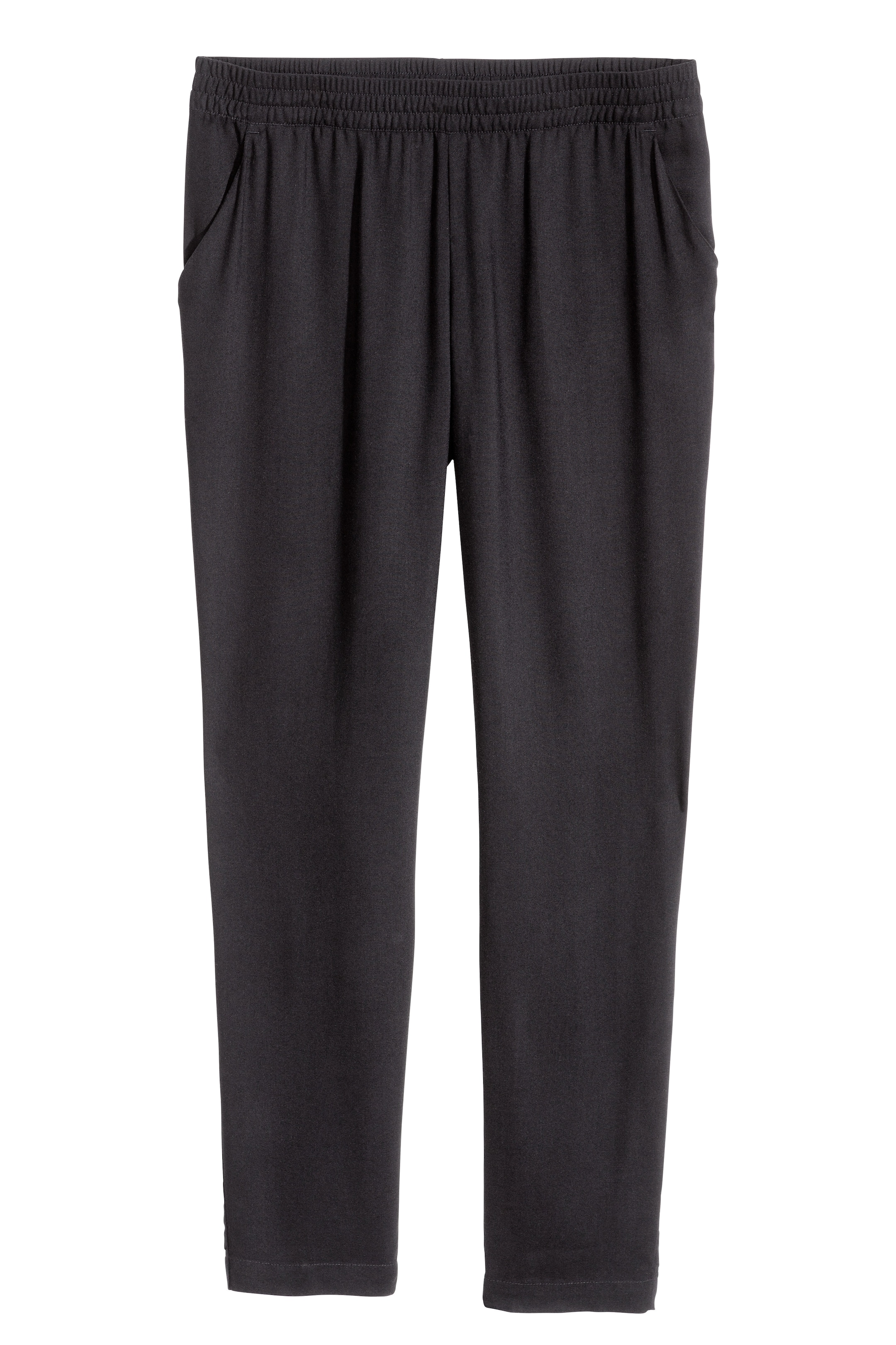 Agrandir l'image: Pantalon à taille élastique - Noir - FEMME | H&M FR 1