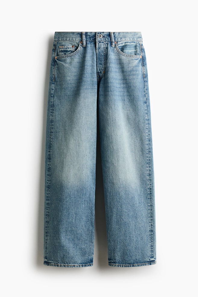 Loose Jeans - Denim blue/Denim black/Denim blue/Denim grey/Dark brown/Washed dark denim blue/Light denim blue - 1