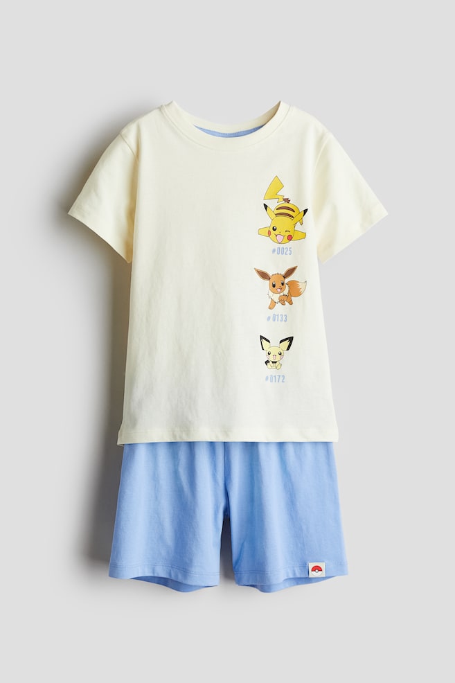 Printed pyjamas - Light yellow/Pokémon - 1