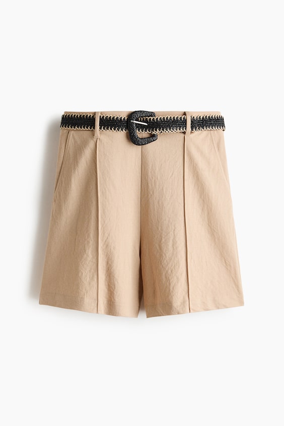 Женские шорты H&M Dress Shorts with Belt