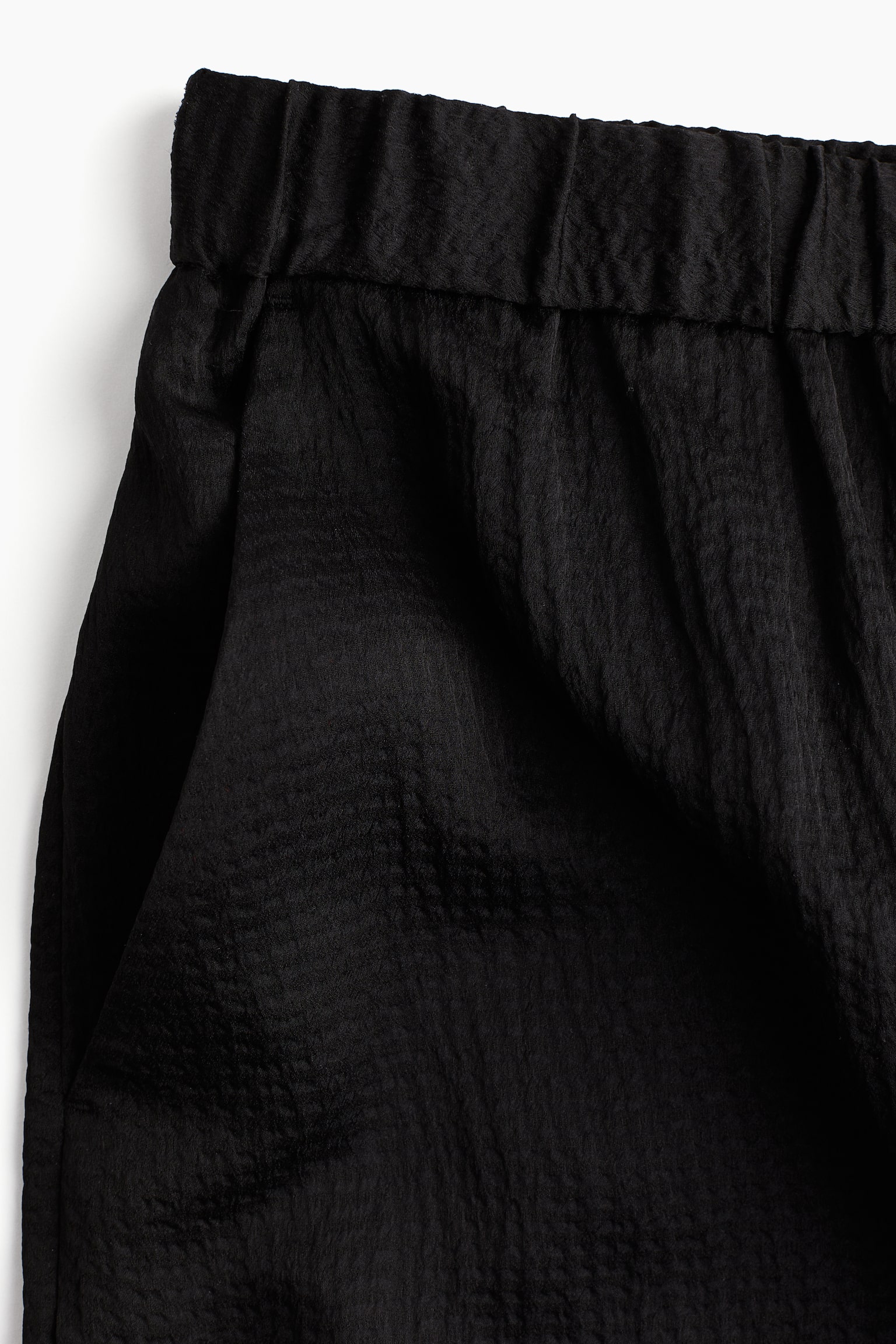 Silk-blend shorts - Black/Dark grey/Black/Green - 4