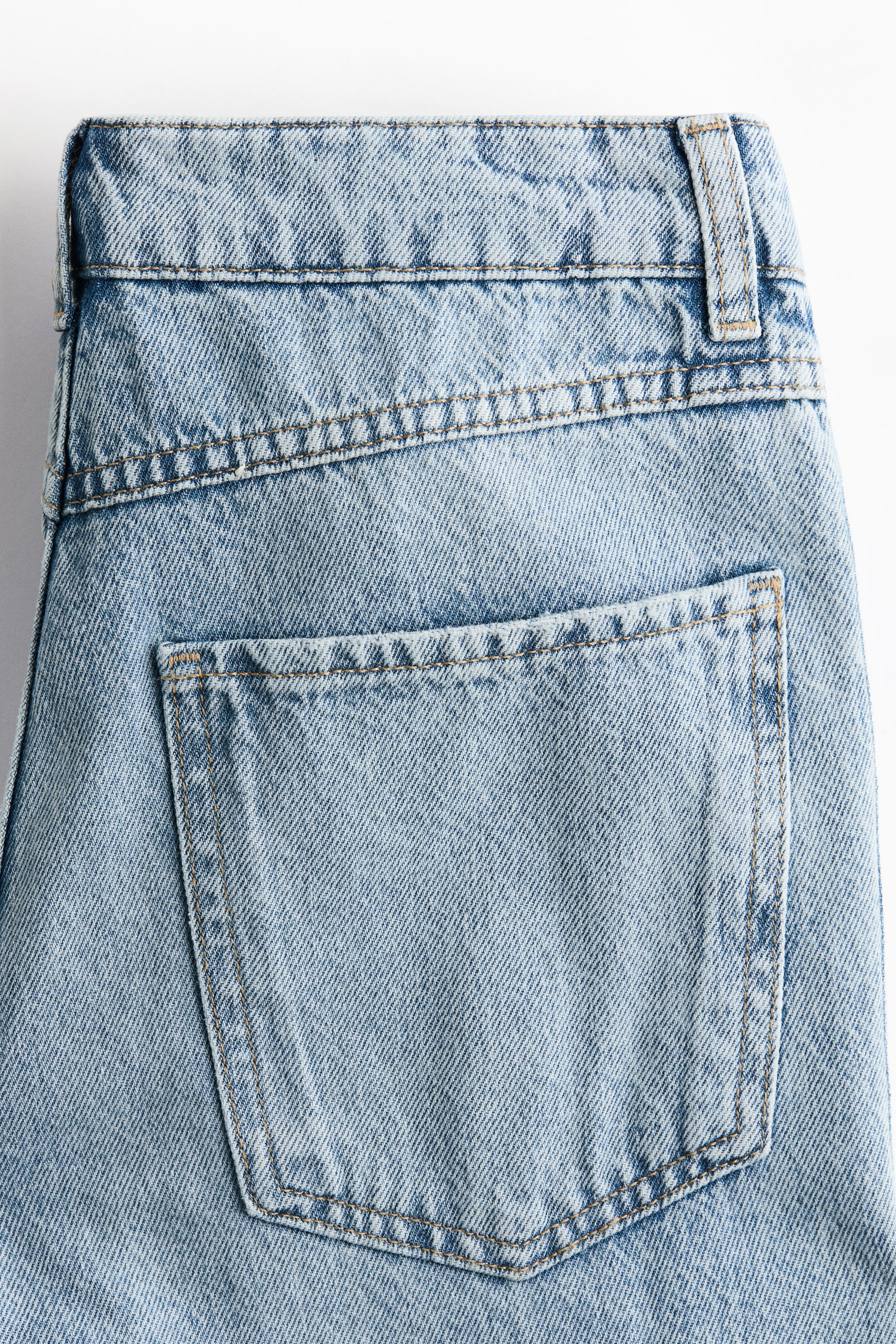 Jean droit taille haute