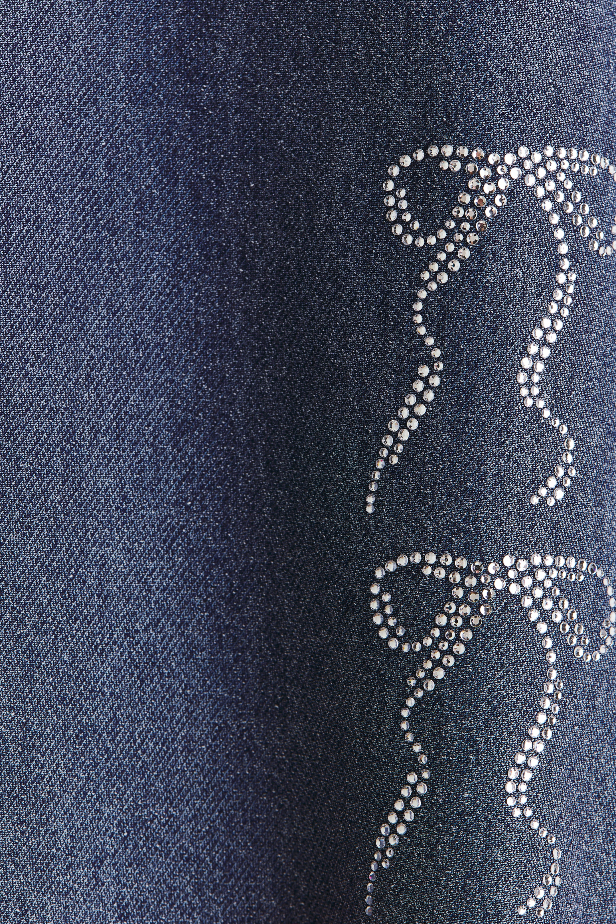 Wide Denim-Look Jeggings