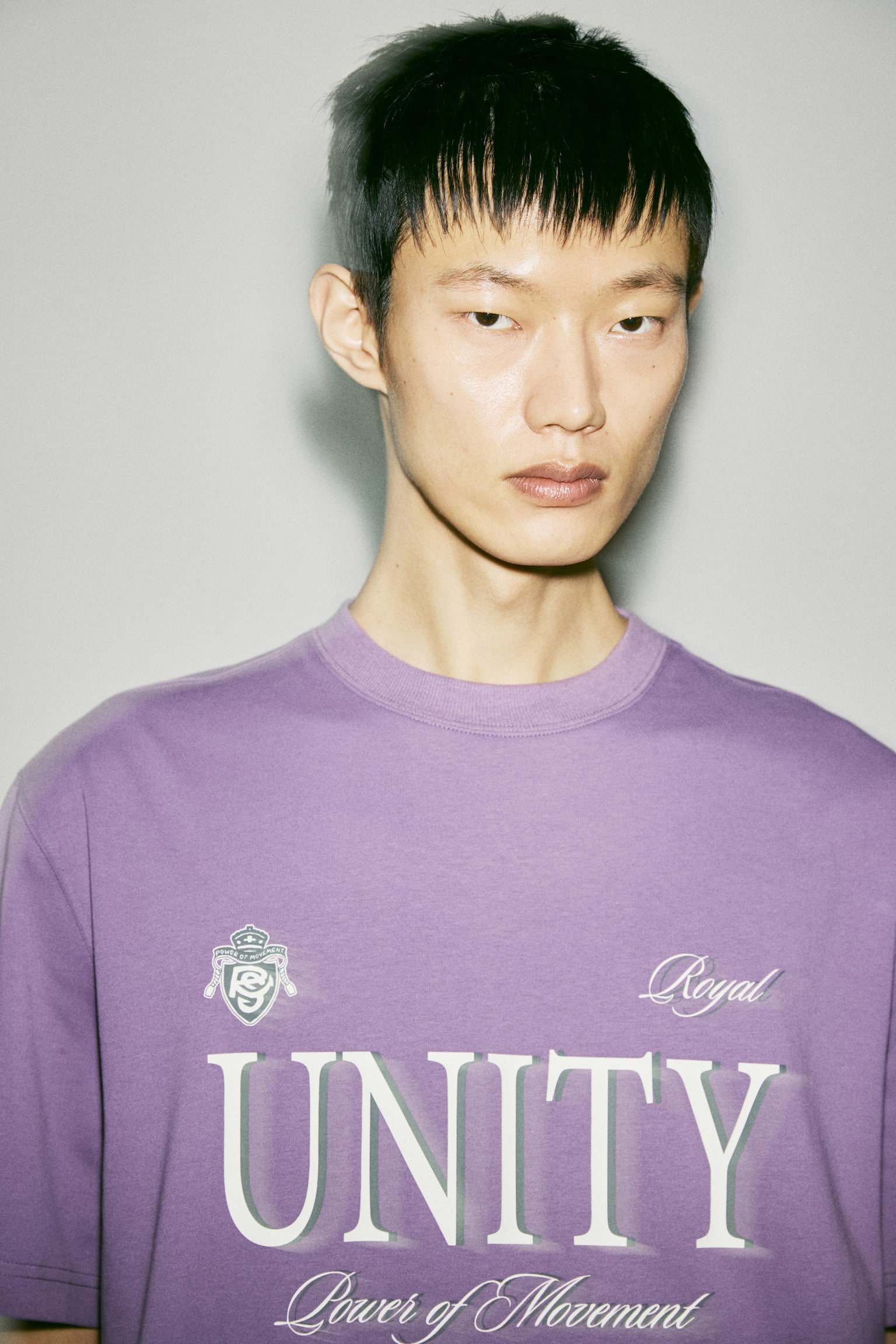 Loose-Fit Printed T-Shirt - Purple/Unity/Black/Powerful/Red/Always Powerful/Light beige/Powerful - 3