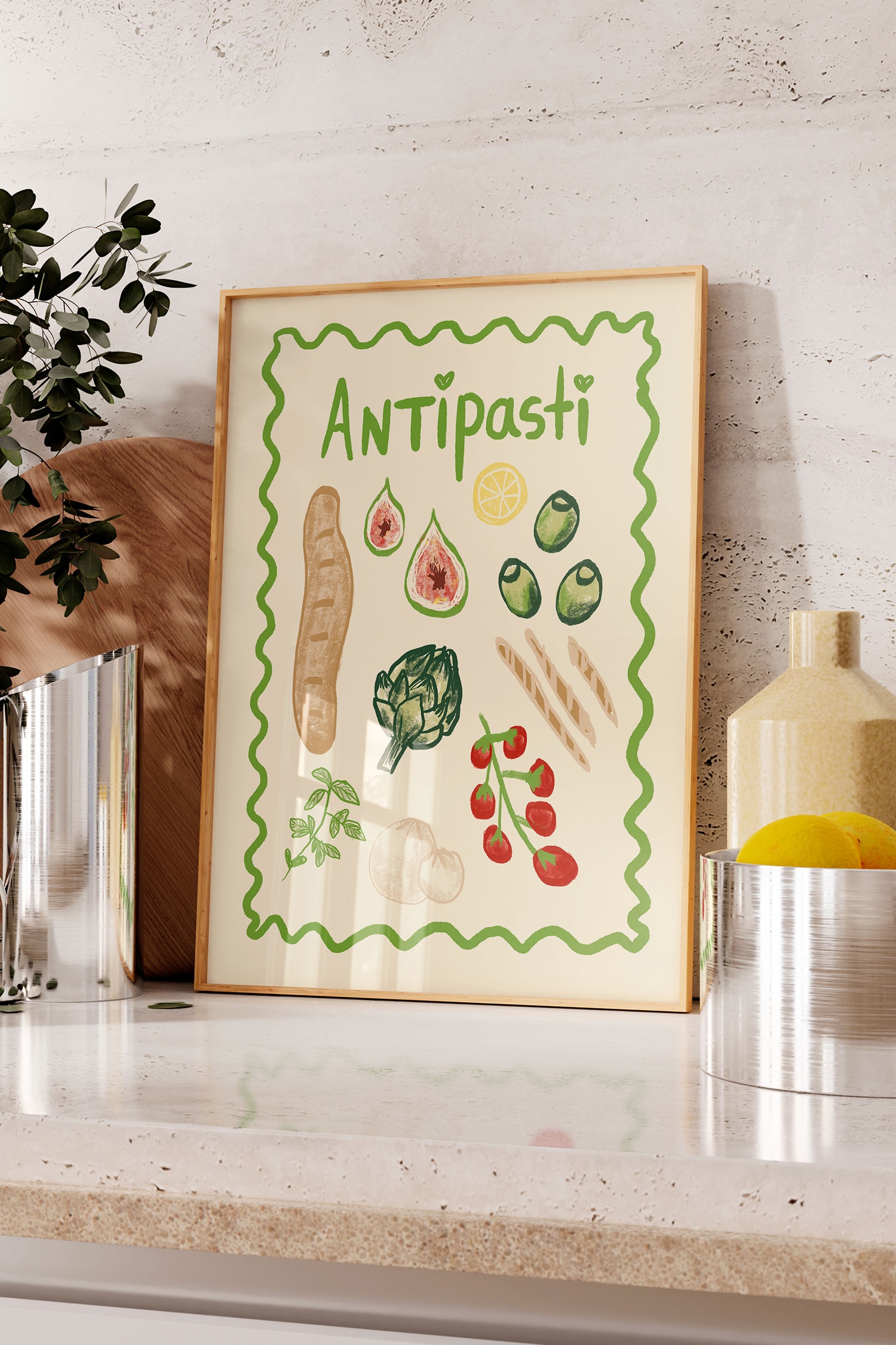 Studio Dolci - Antipasti - Beige / Vert