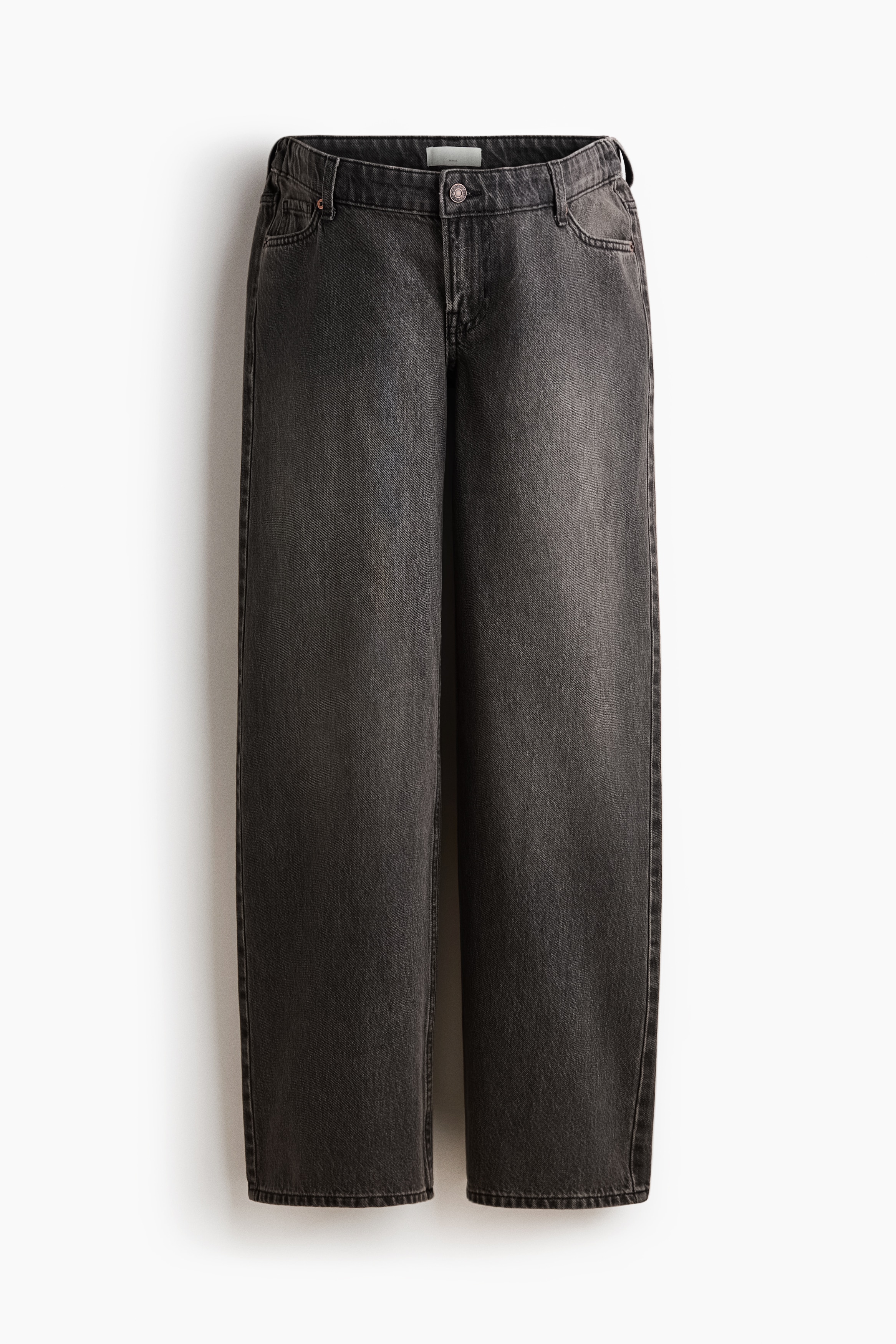 MAMA Wide Low Waist Jeans - Dark denim gray/Denim blue