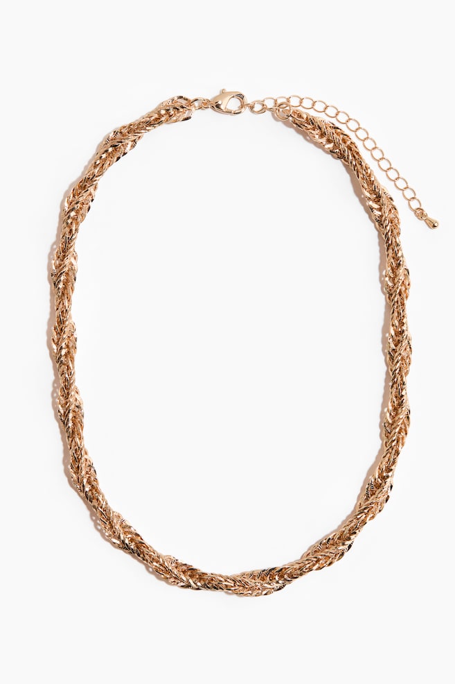 Twisted necklace - Gold-coloured - 1