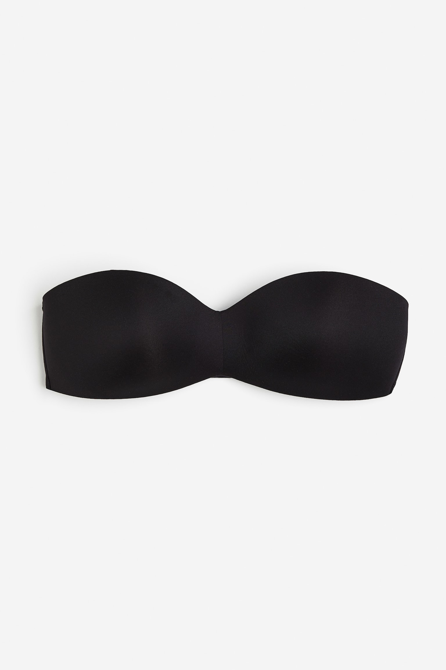 Strapless Padded Bra - Black - 1