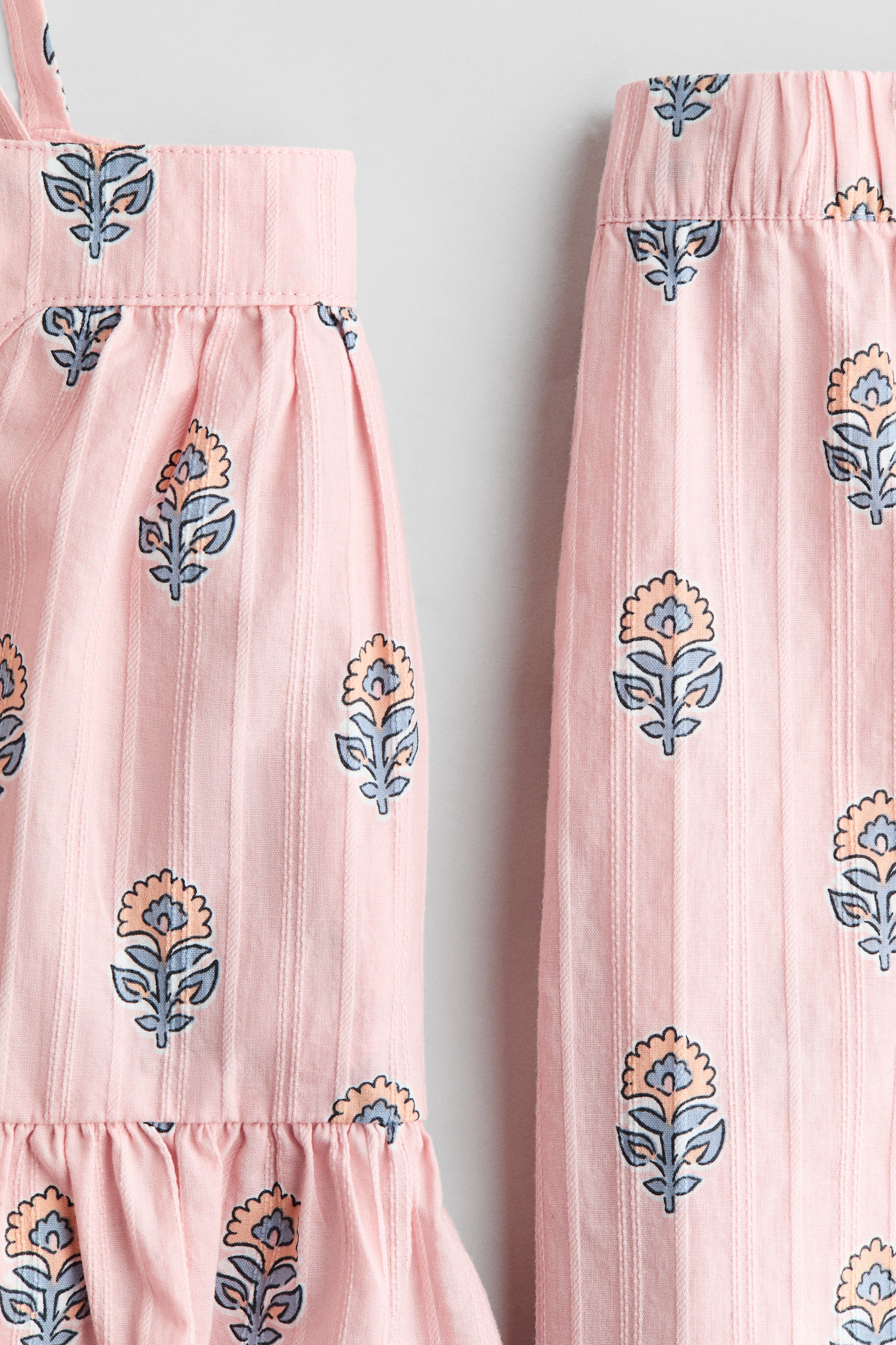 Детские топы H&M 2-Piece Ruffle-Trimmed Cotton Set — фото 2