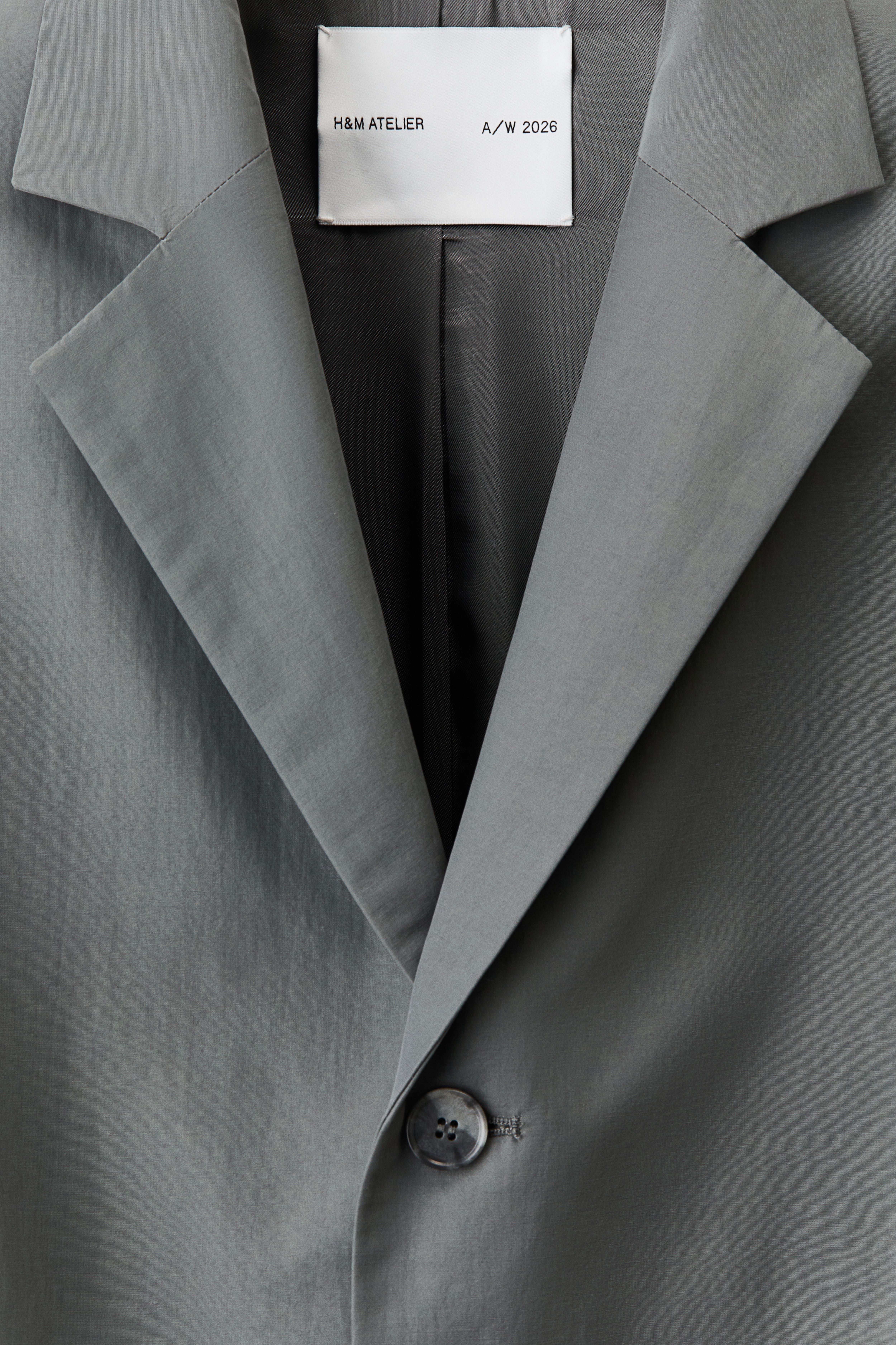 Relaxed-Fit Single-Breasted Jacket