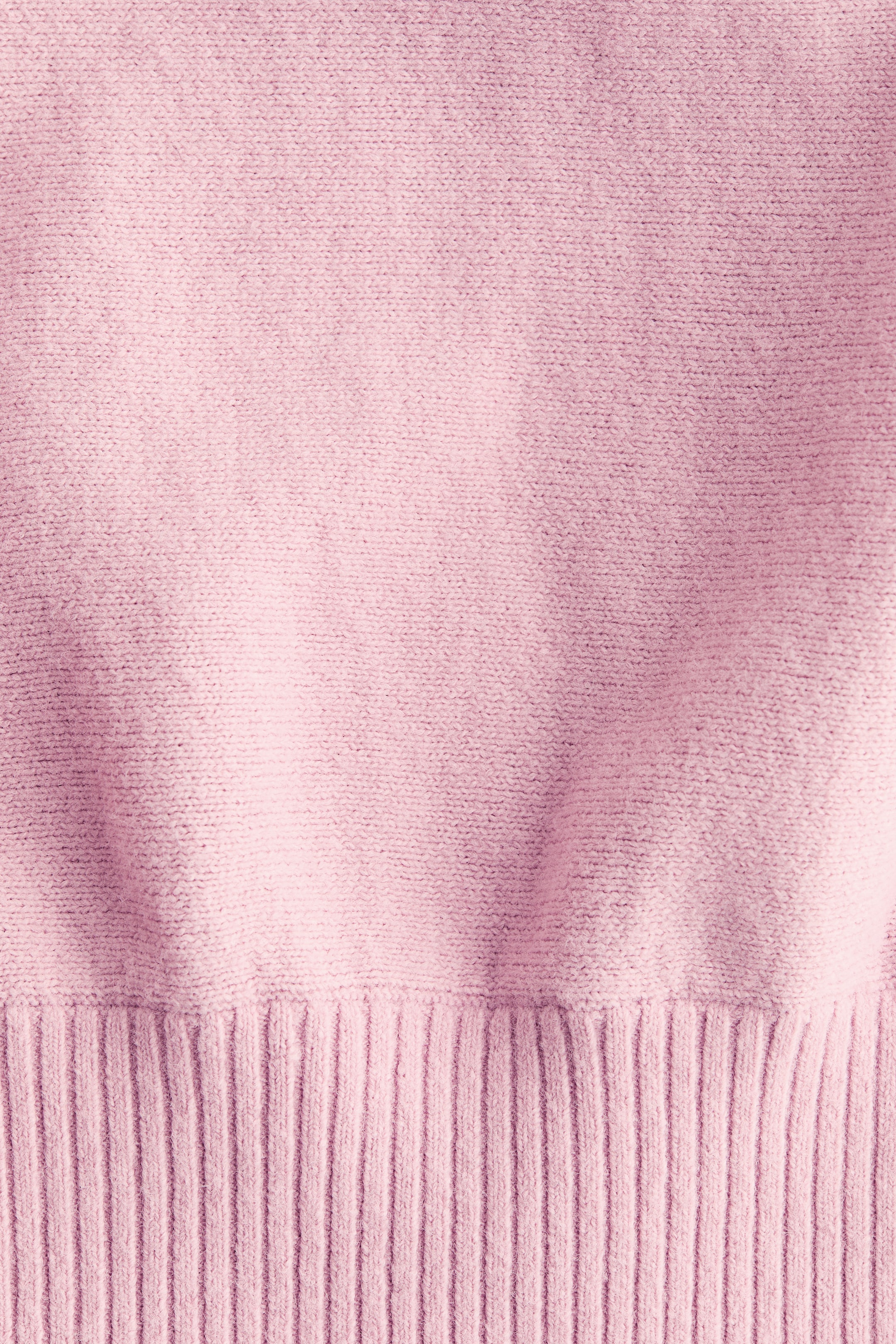 Batwing-Sleeved Fine-Knit Sweater