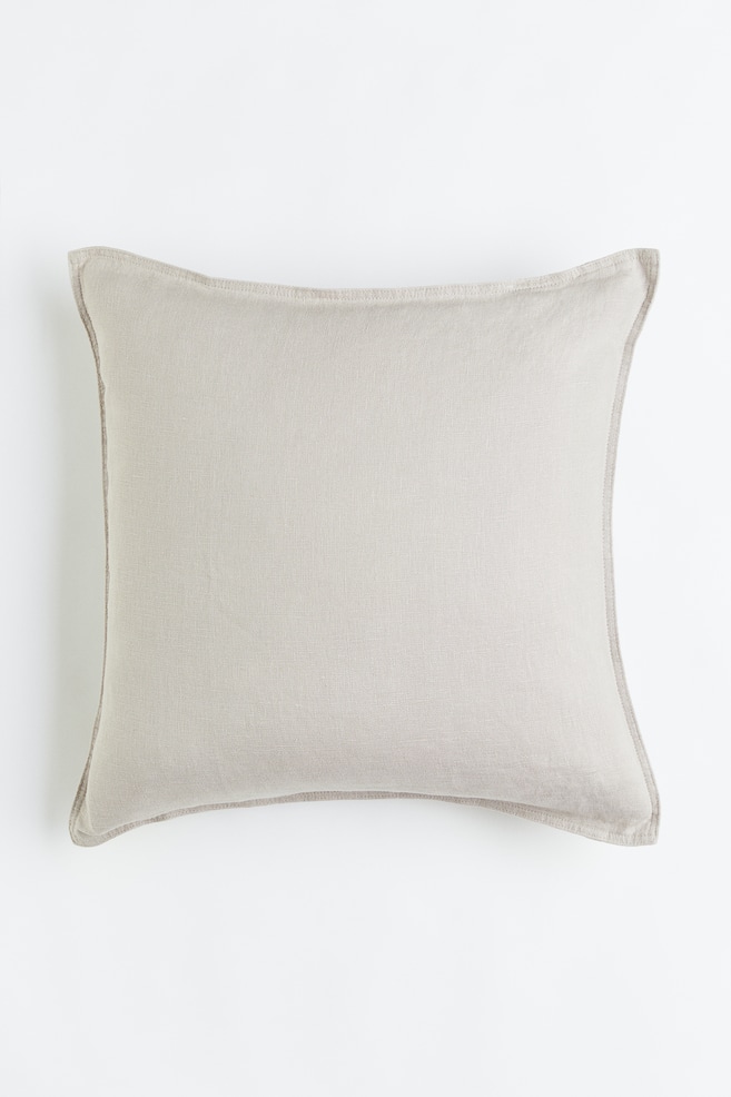 Washed linen cushion cover - Greige/Linen beige/Anthracite grey/Light brown/dc/dc/dc/dc/dc/dc/dc - 1