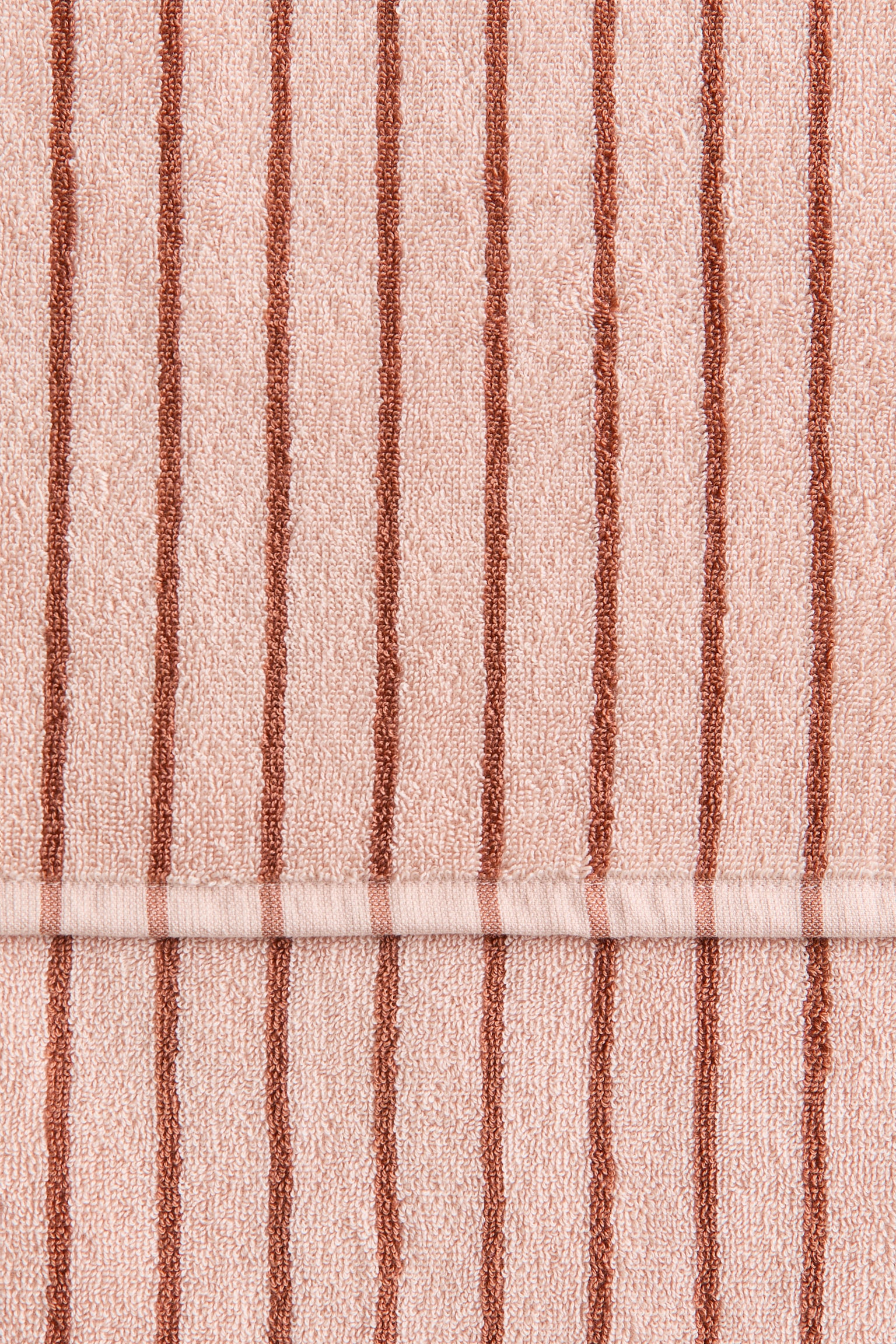 Striped Guest Towel - Light pink/terracotta striped/Sage green/black striped/Light blue/striped/Light beige/white/Yellow/white striped - 5