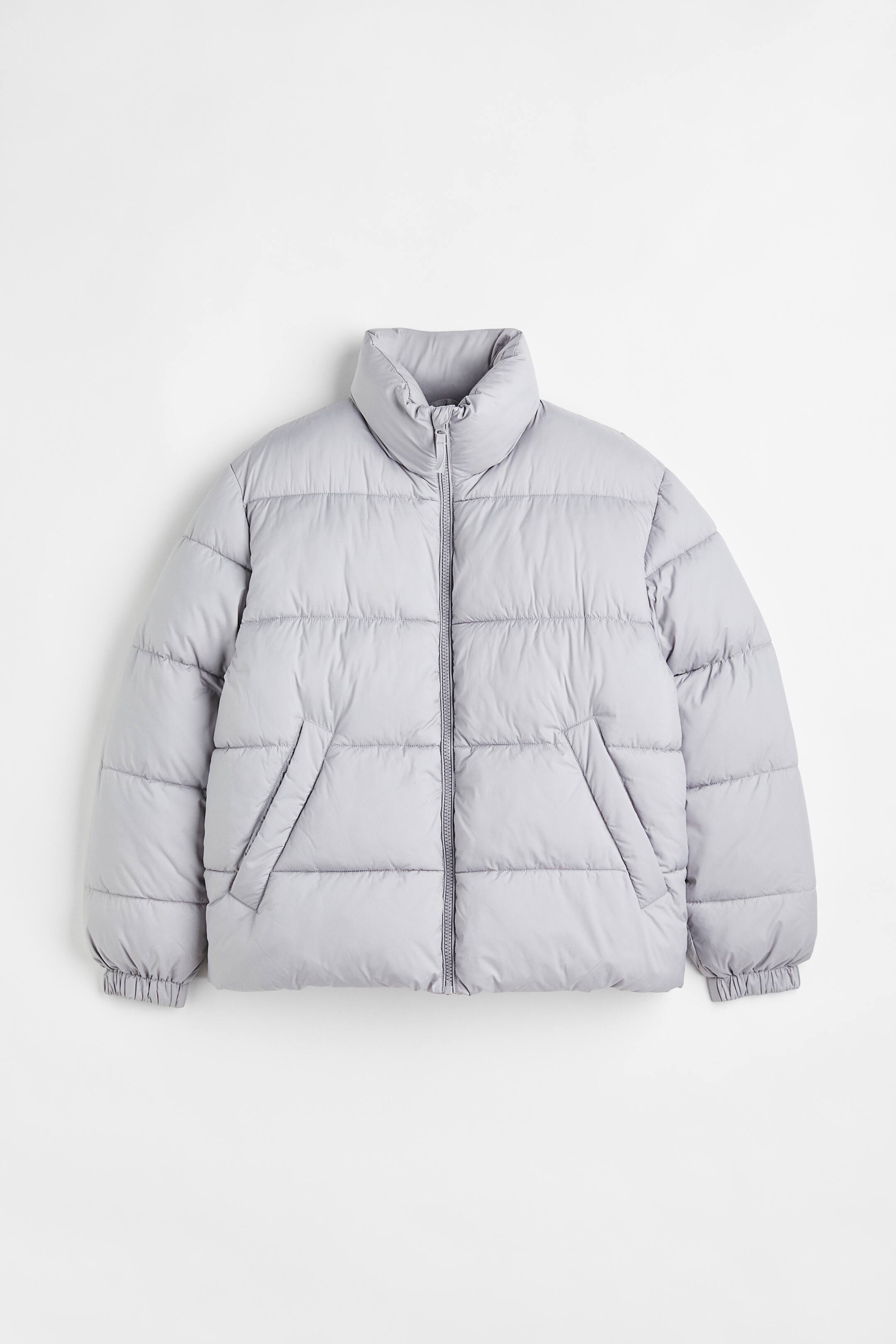 View larger image: Water-repellent puffer jacket - Light grey - Men | H&M 1