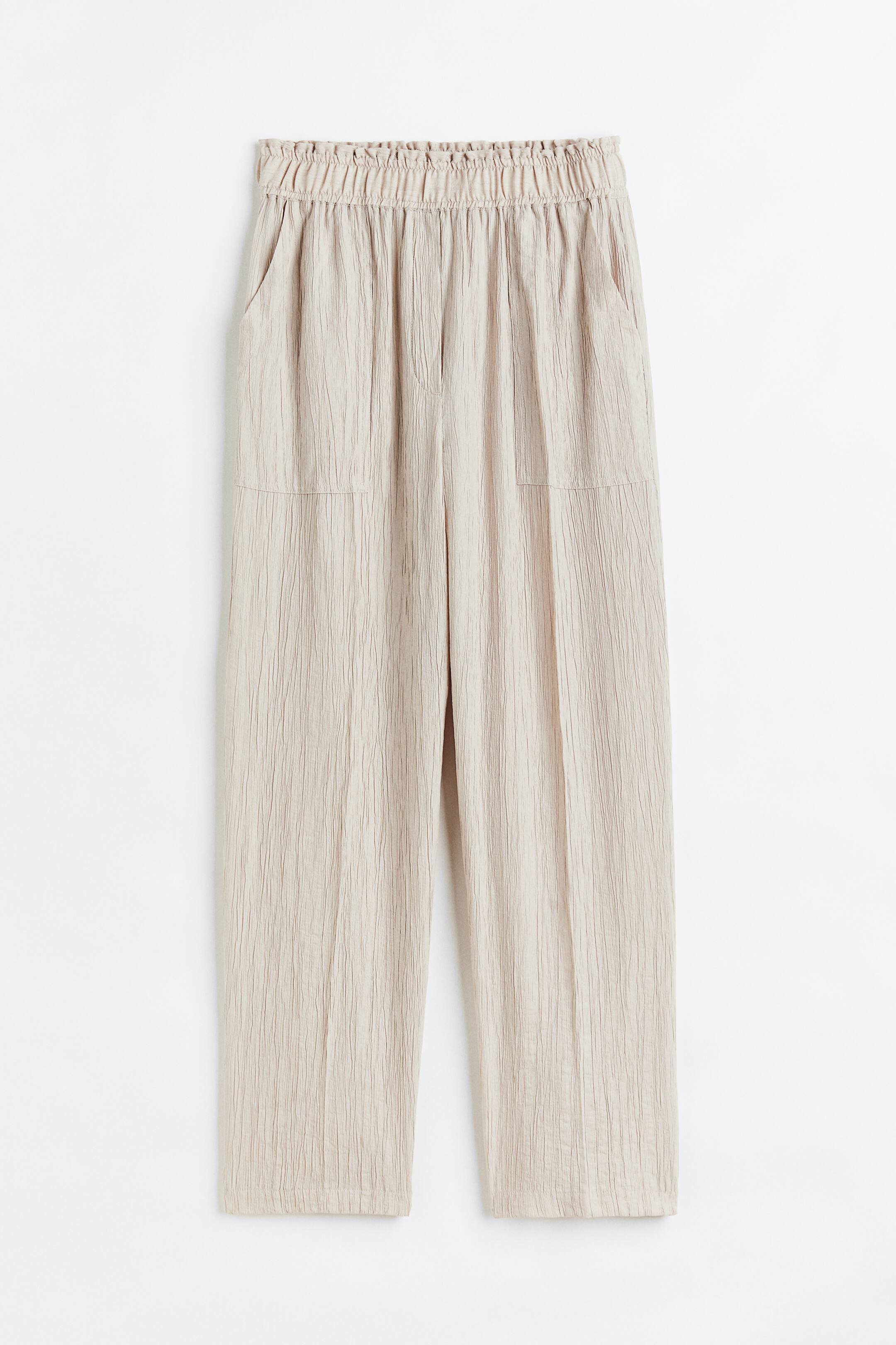 View larger image: Tapered trousers - Light beige - Ladies | H&M IN 1