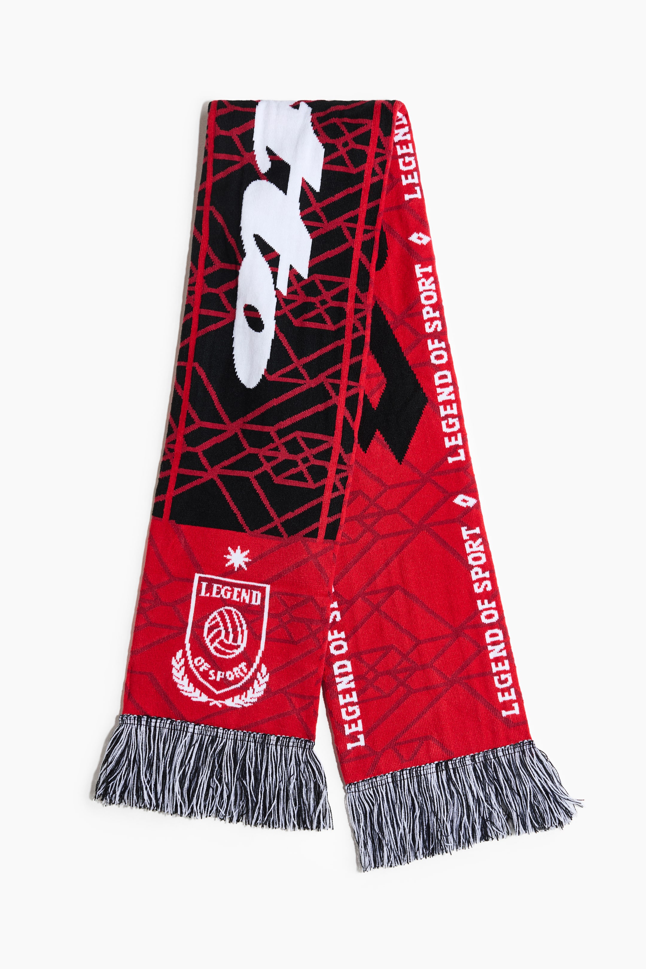  Jacquard-Knit Scarf