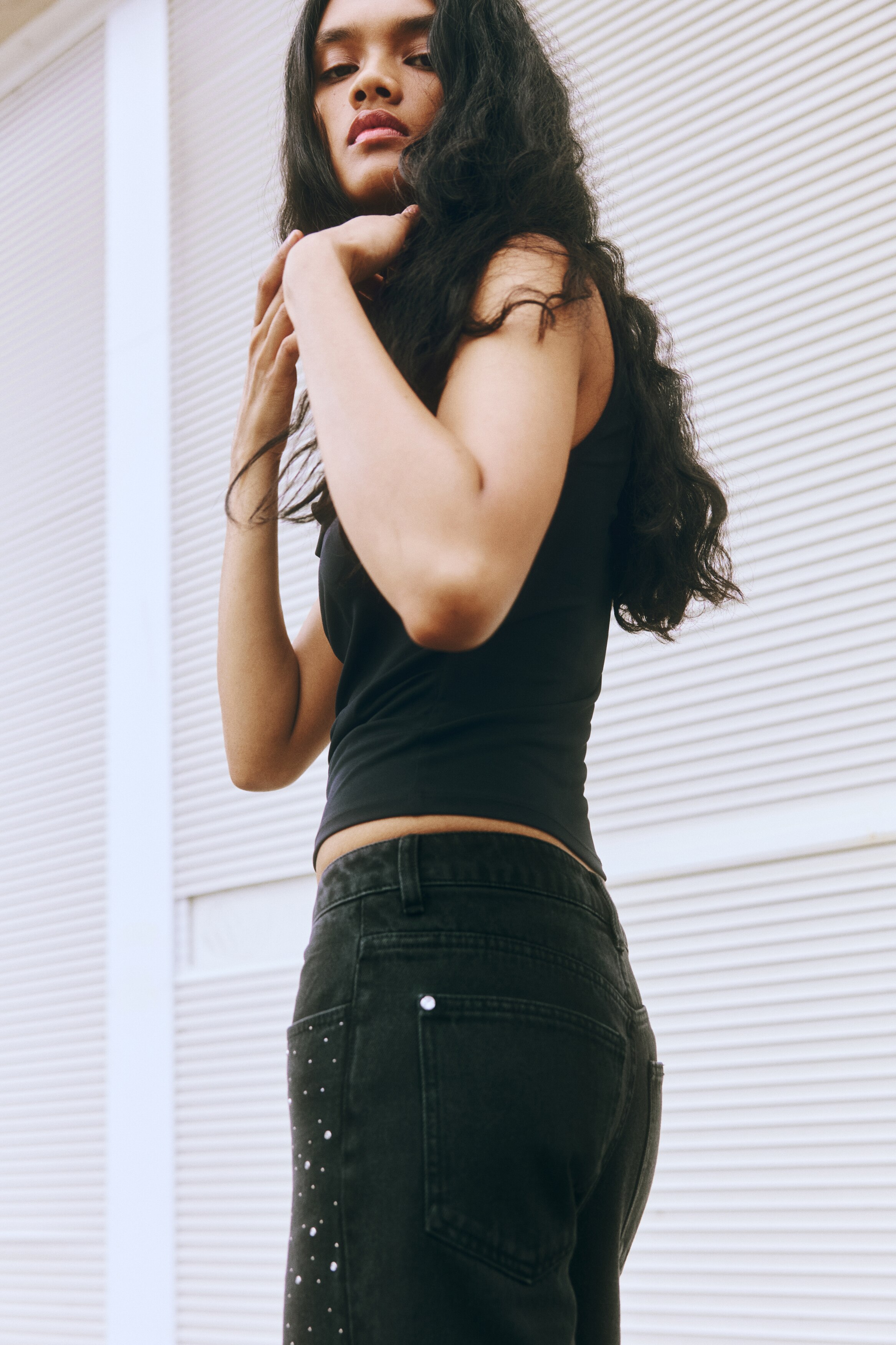 Wide High Jeans