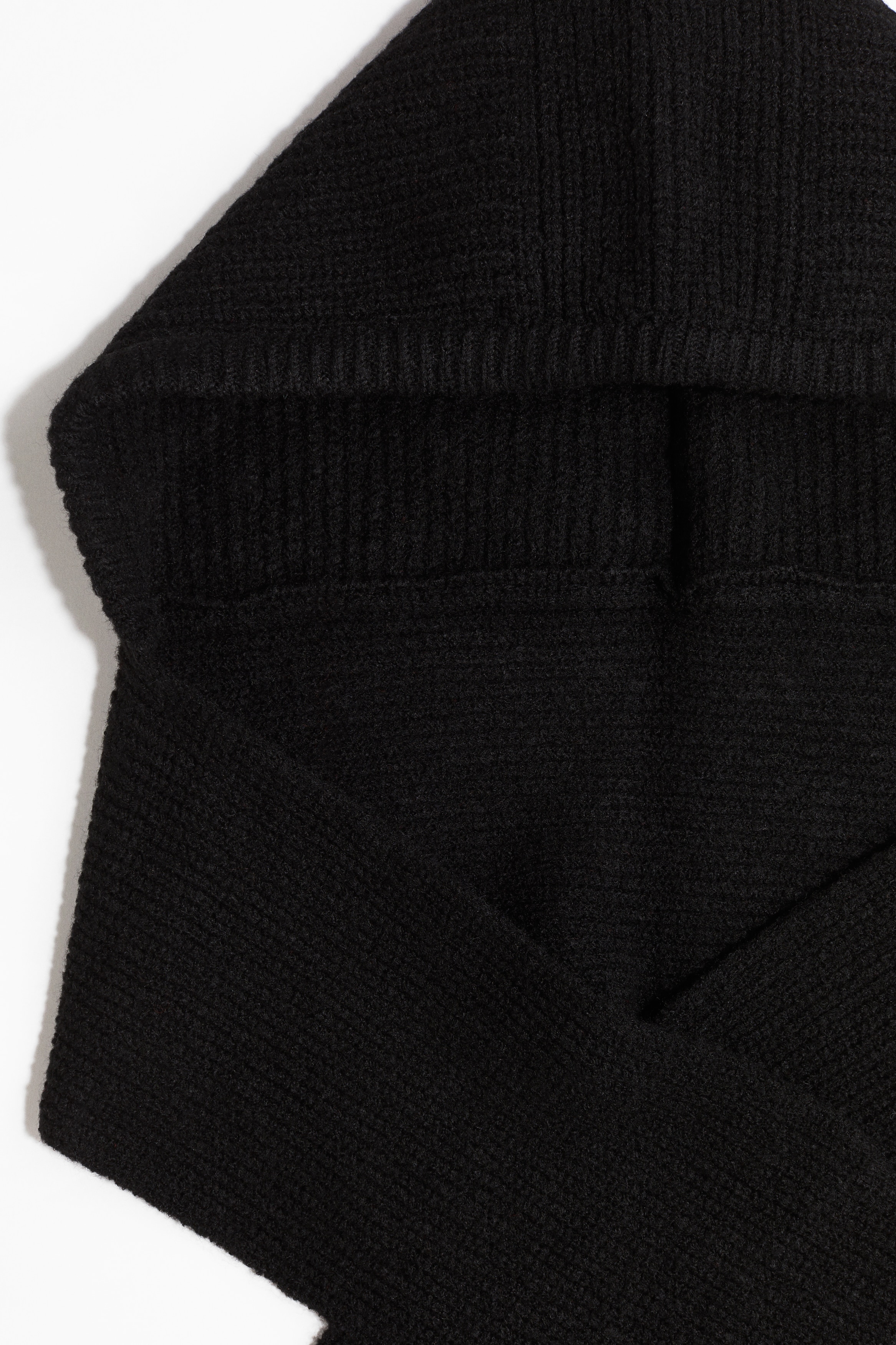 Hooded Scarf - Black - Ladies | H&M US