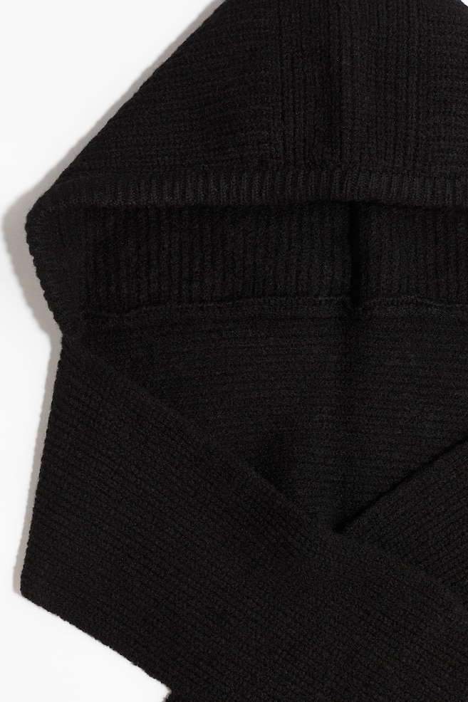 Bufanda con capucha-Negro - 3