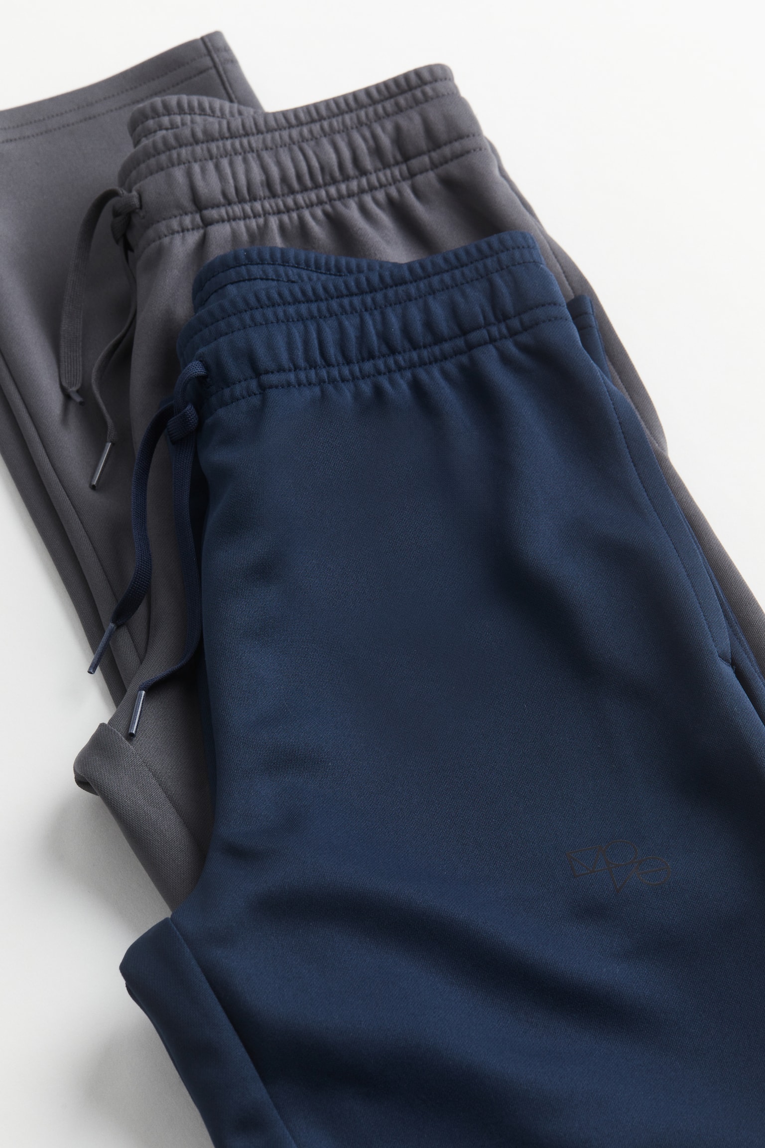 2-pack Activewear Pants In DryMove™ - Navy blue/Dark grey/Black/Black/Dark grey/Light turquoise - 5