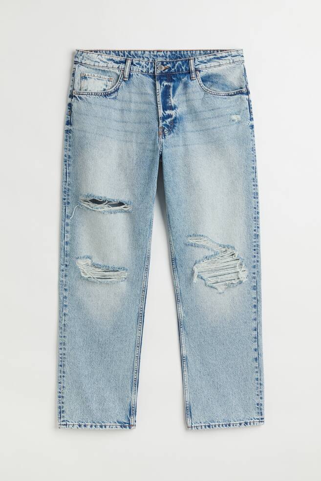 H&M+ 90's Boyfriend Jeans - Light denim blue/Sart denimblå - 1